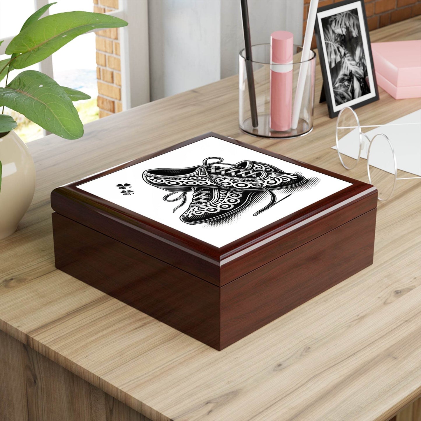 Irish Dance Hard Shoe Themed Jewelry Box - Little Flower Farm