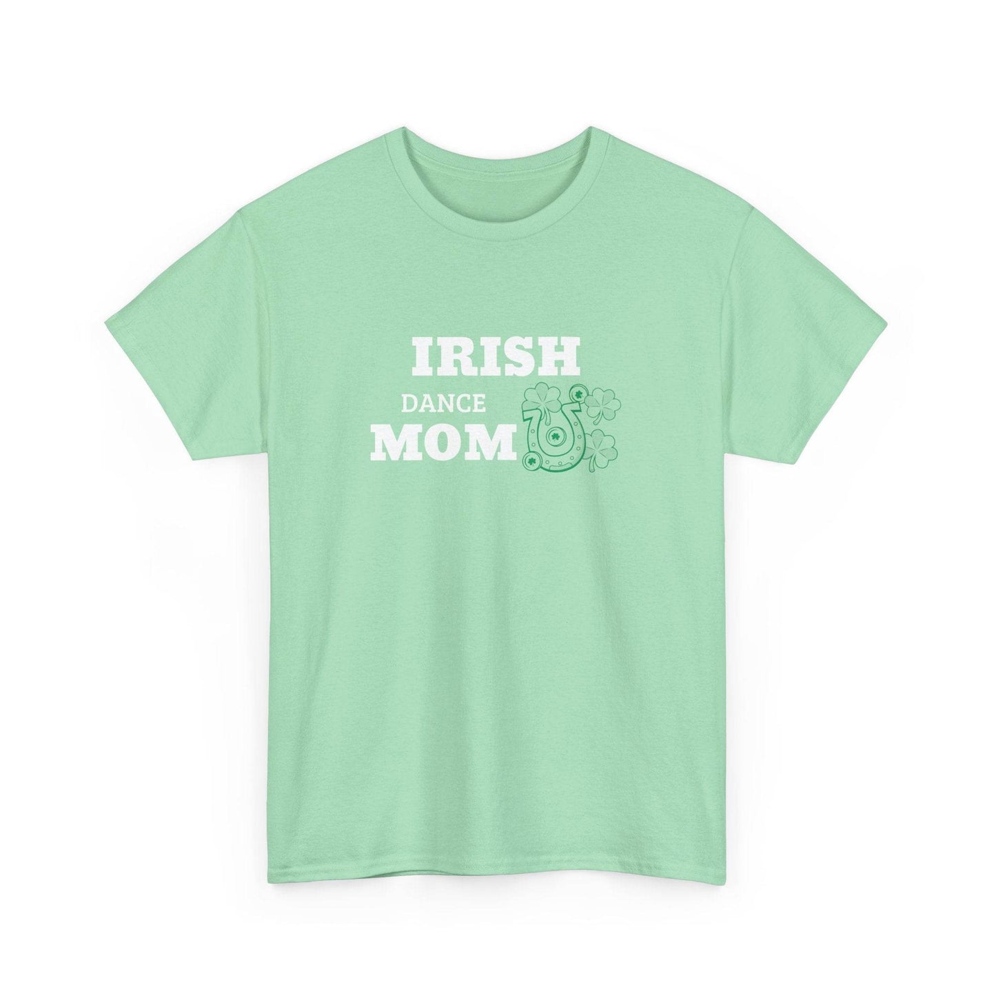 Irish Dance Mom Tee, St. Patrick's Day Shirt, Celtic Dance T-Shirt, Irish Pride Top, Shamrock Apparel - Little Flower Farm