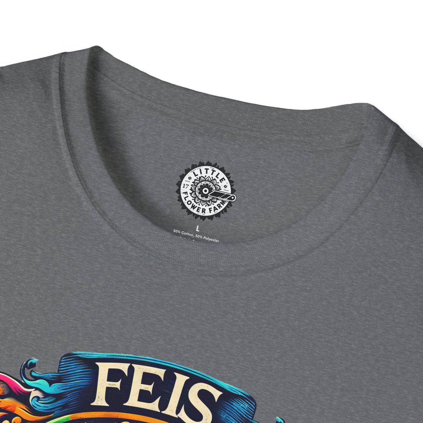 Feis Mom Irish Dance Competition Themed Unisex Softstyle T-Shirt - Lightweight Tee for Dance Moms, Irish Dance Fans, St. Patrick's Day Gift, - Little Flower Farm
