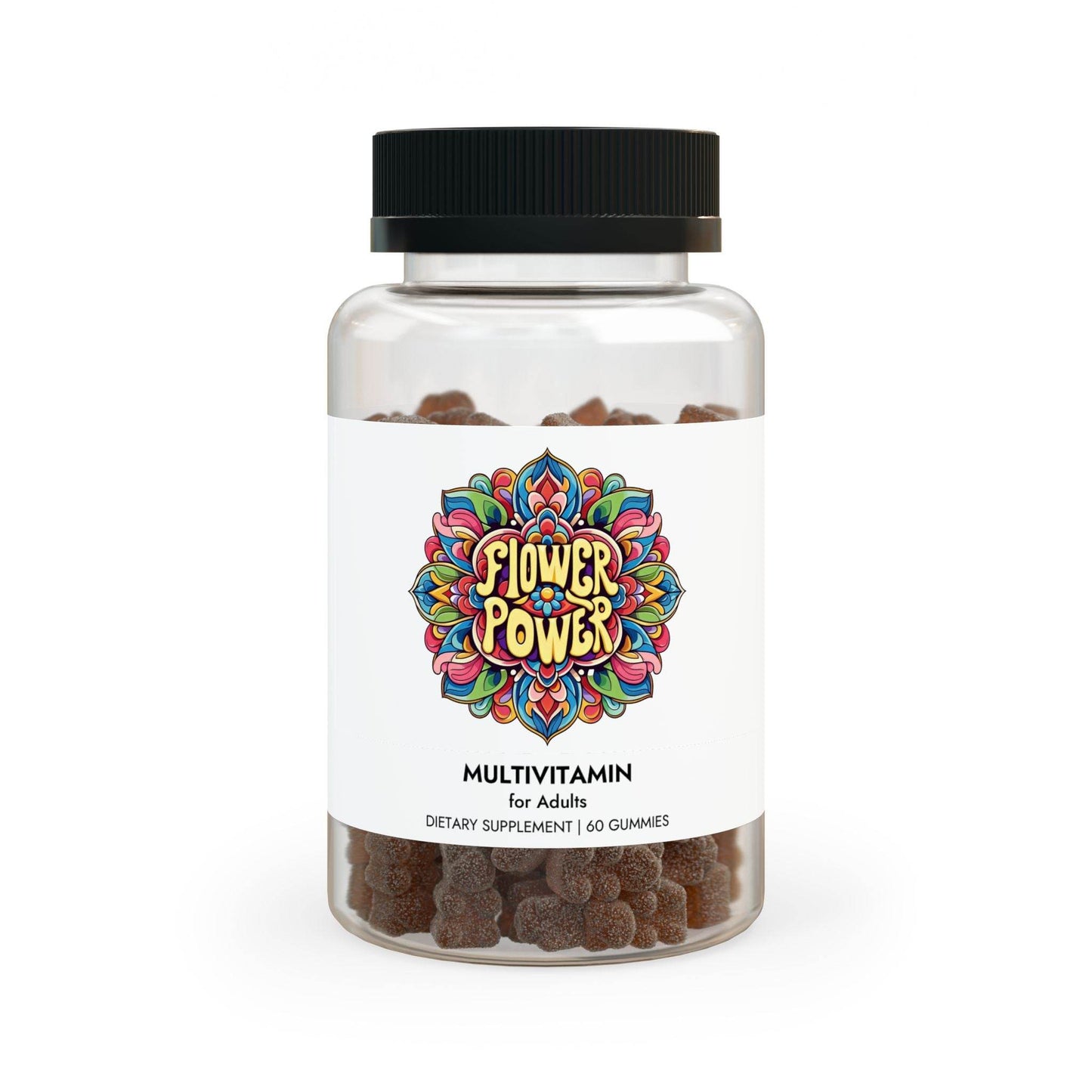 Flower Power Multivitamin Gummies for Adults (60 Gummies) - Little Flower Farm