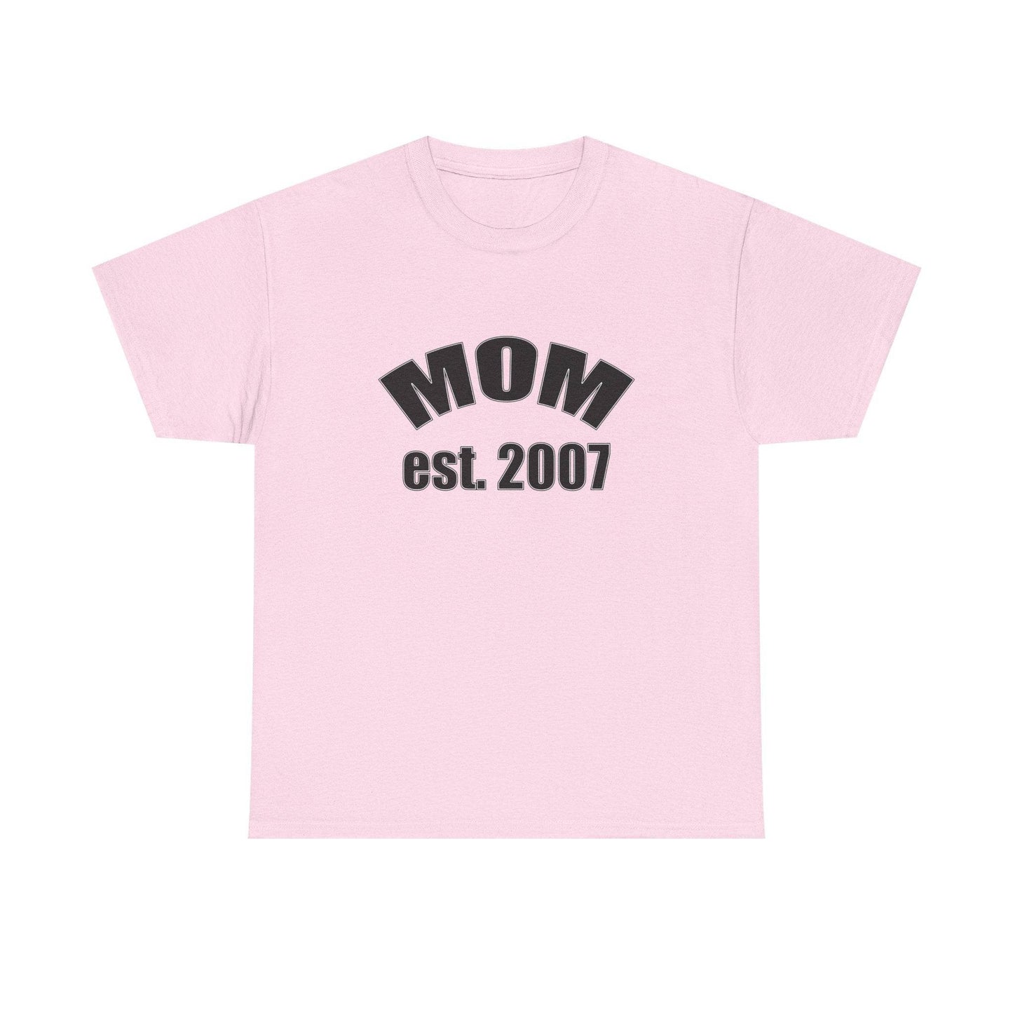 Mom Established in Shirt, Personalized Tee, Mother's Day Gift, Custom Year - Little Flower Farm