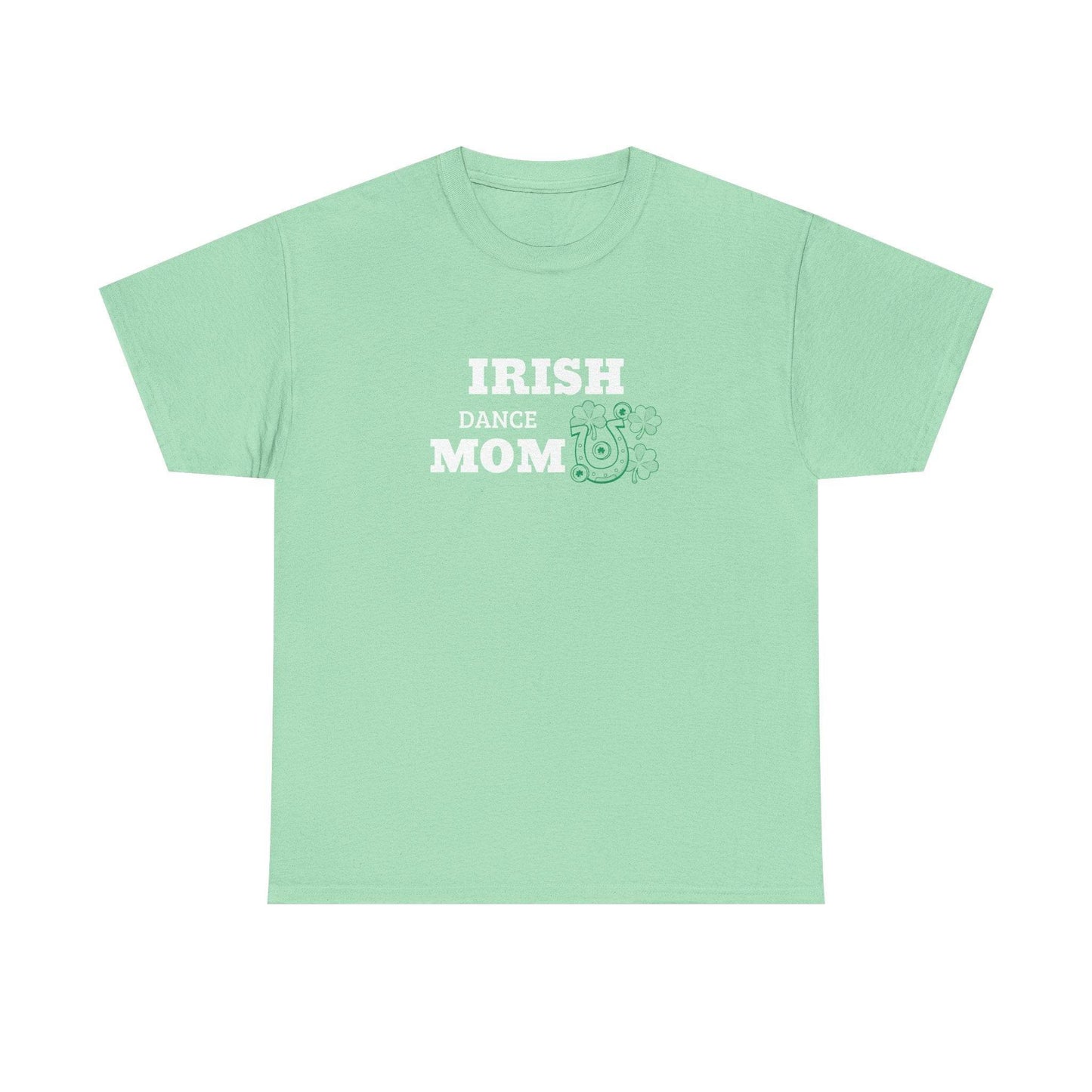 Irish Dance Mom Tee, St. Patrick's Day Shirt, Celtic Dance T-Shirt, Irish Pride Top, Shamrock Apparel - Little Flower Farm