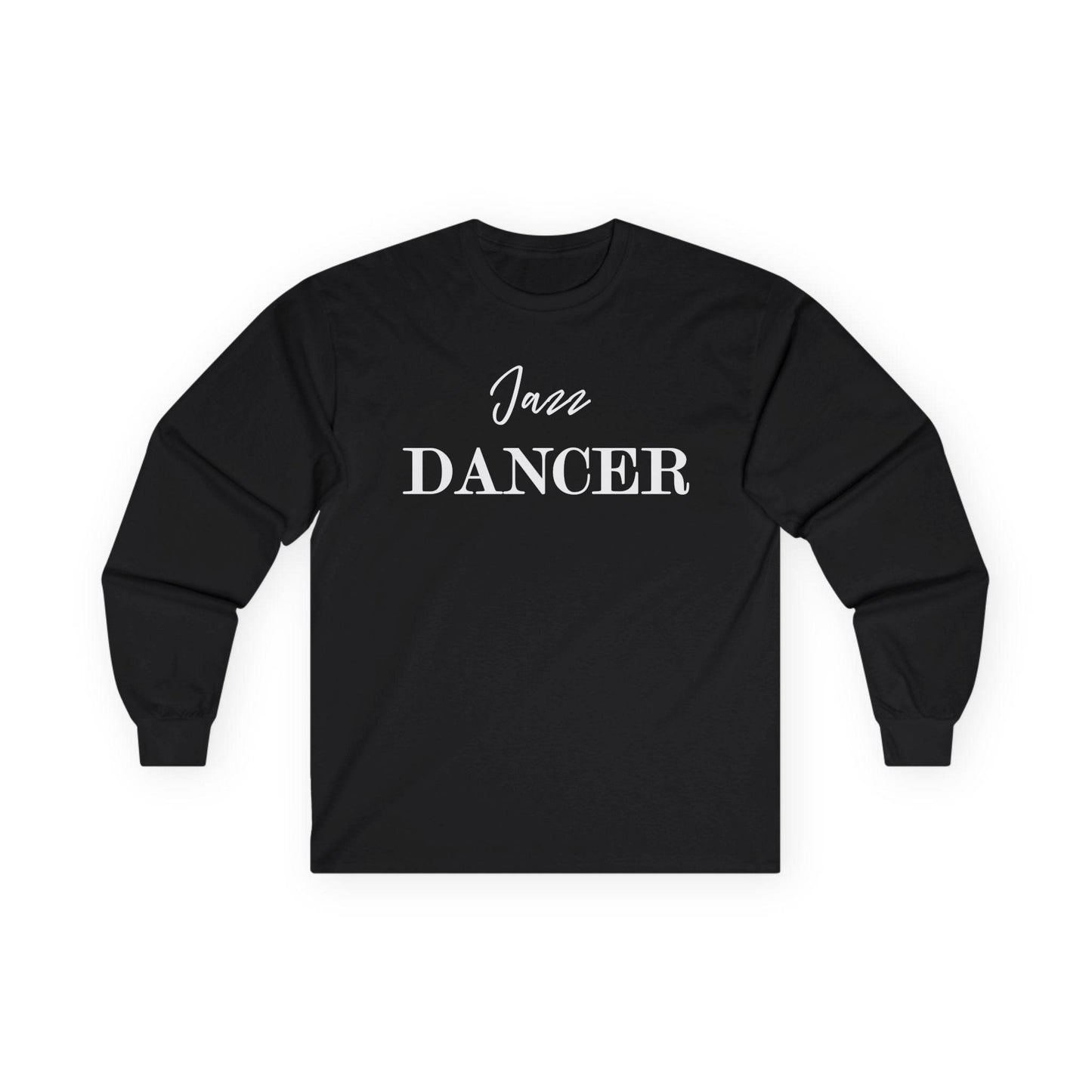 Jazz Dancer Tee, Practice Dance Shirt, Unisex Long Sleeve T-Shirt, Dance Class Top, Cotton Tee Shirt, Dance Rehearsal Apparel - Little Flower Farm