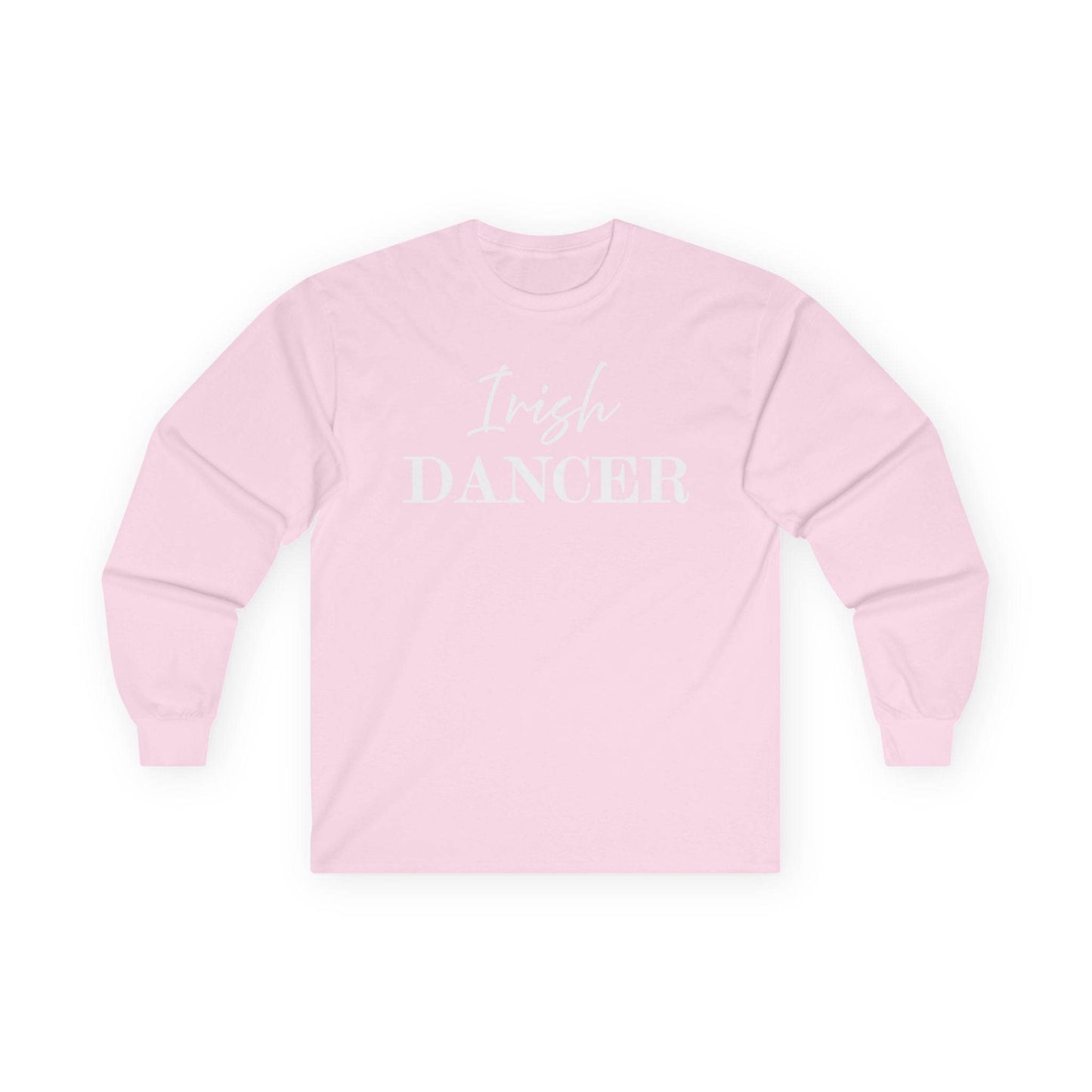 Irish Dancer Long Sleeve Tee for Feis - Unisex Cotton Shirt, Irish Dance Competition Top, Irish Pride Apparel, Celtic Dancing Tee, Gift for - Little Flower Farm