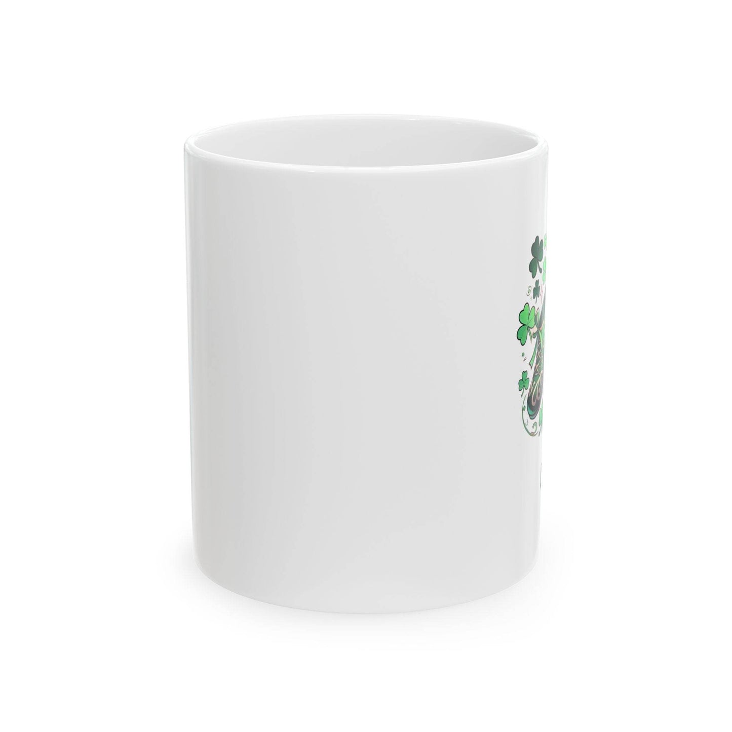 Irish Dancer Themed Custom Coffee Cup, Personalized Ceramic Mug, (11oz) - Gift for Feis, Oireachtas, Dance Teacher Gift, Christmas Gift - Little Flower Farm