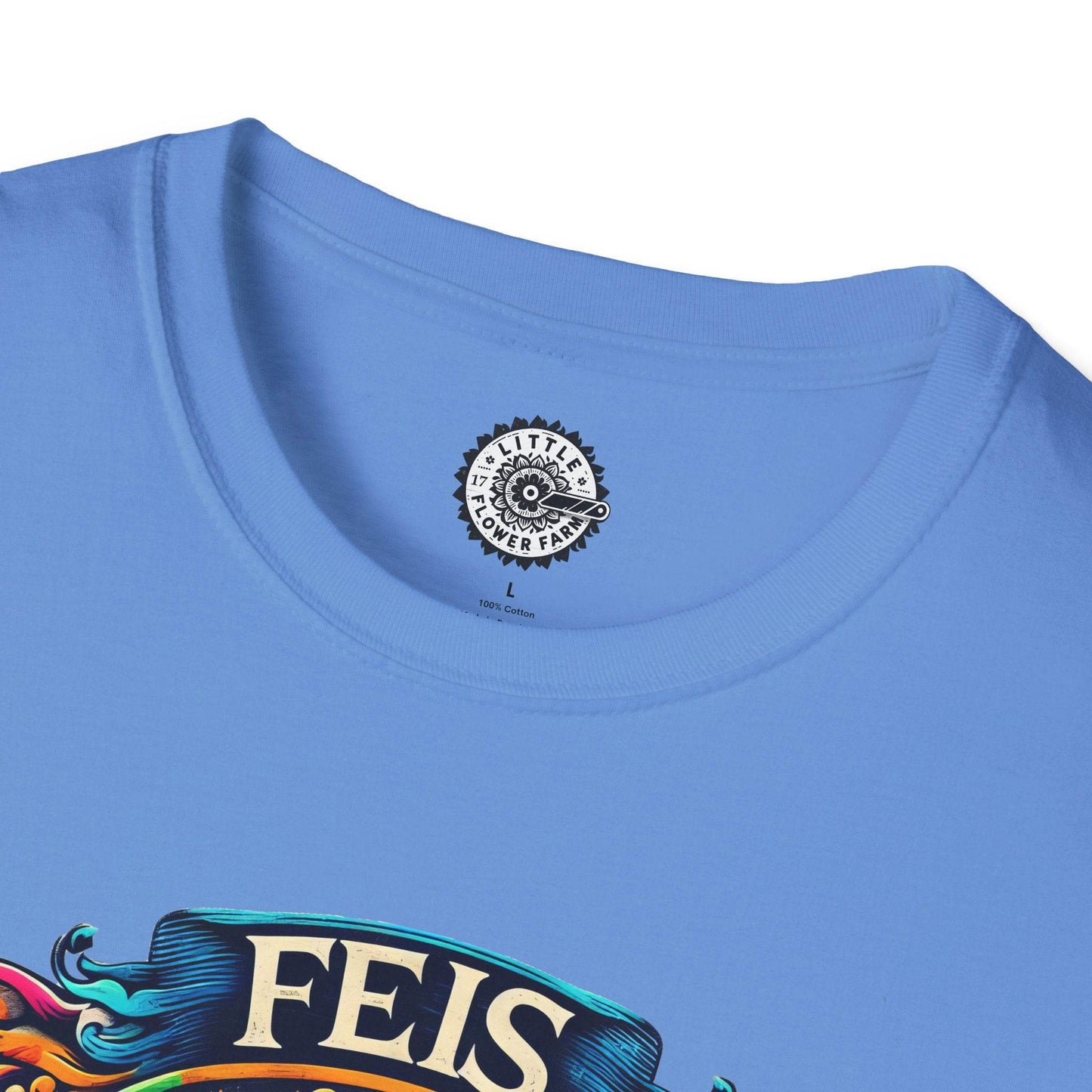 Feis Mom Irish Dance Competition Themed Unisex Softstyle T-Shirt - Lightweight Tee for Dance Moms, Irish Dance Fans, St. Patrick's Day Gift, - Little Flower Farm