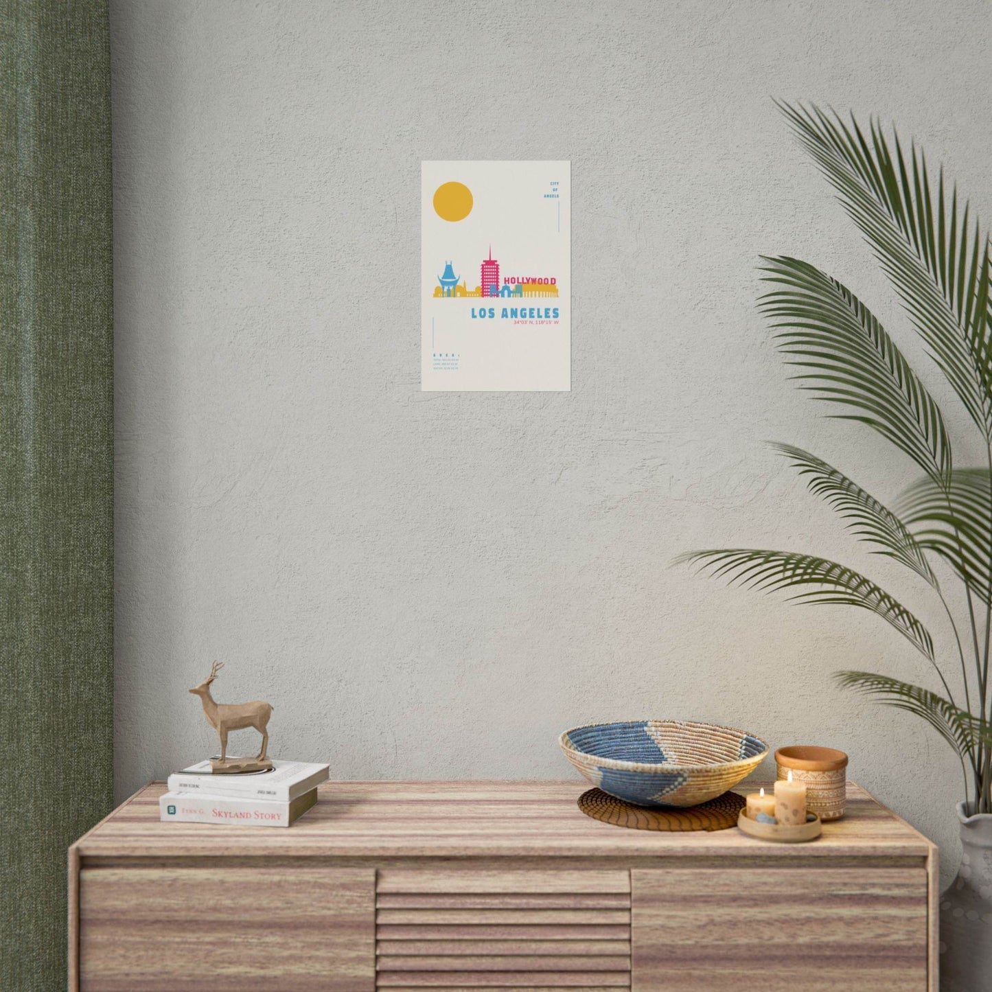 Poster Print - Hollywood Los Angeles Graphic Art - Little Flower Farm