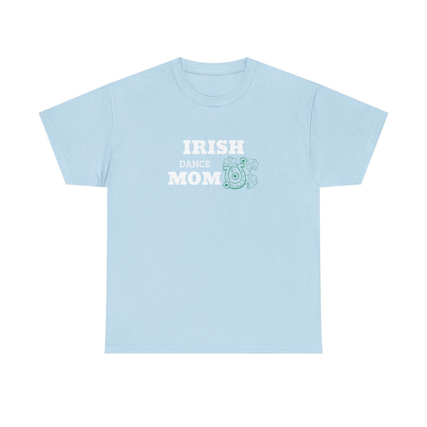 Irish Dance Mom Tee, St. Patrick's Day Shirt, Celtic Dance T-Shirt, Irish Pride Top, Shamrock Apparel - Little Flower Farm