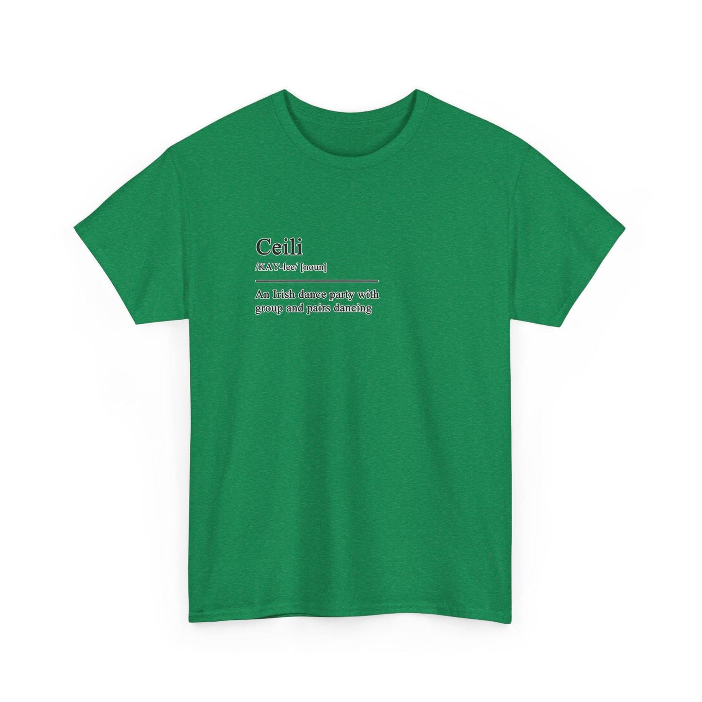 Ceili Definition Irish Dance Tee, St. Patrick's Day Shirt, Celtic Dance T-Shirt, Irish Pride Top, Shamrock Apparel - Little Flower Farm
