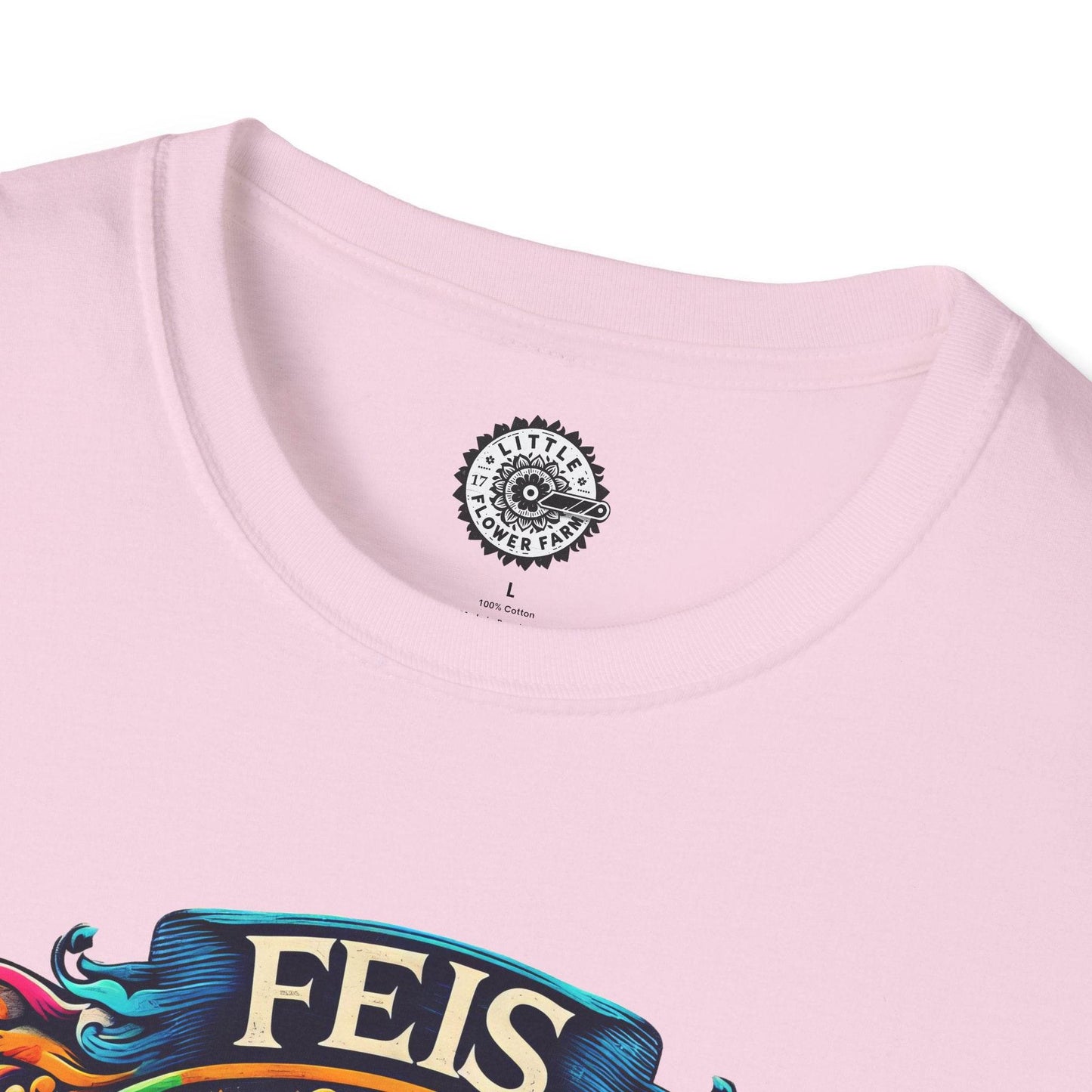 Feis Mom Irish Dance Competition Themed Unisex Softstyle T-Shirt - Lightweight Tee for Dance Moms, Irish Dance Fans, St. Patrick's Day Gift, - Little Flower Farm