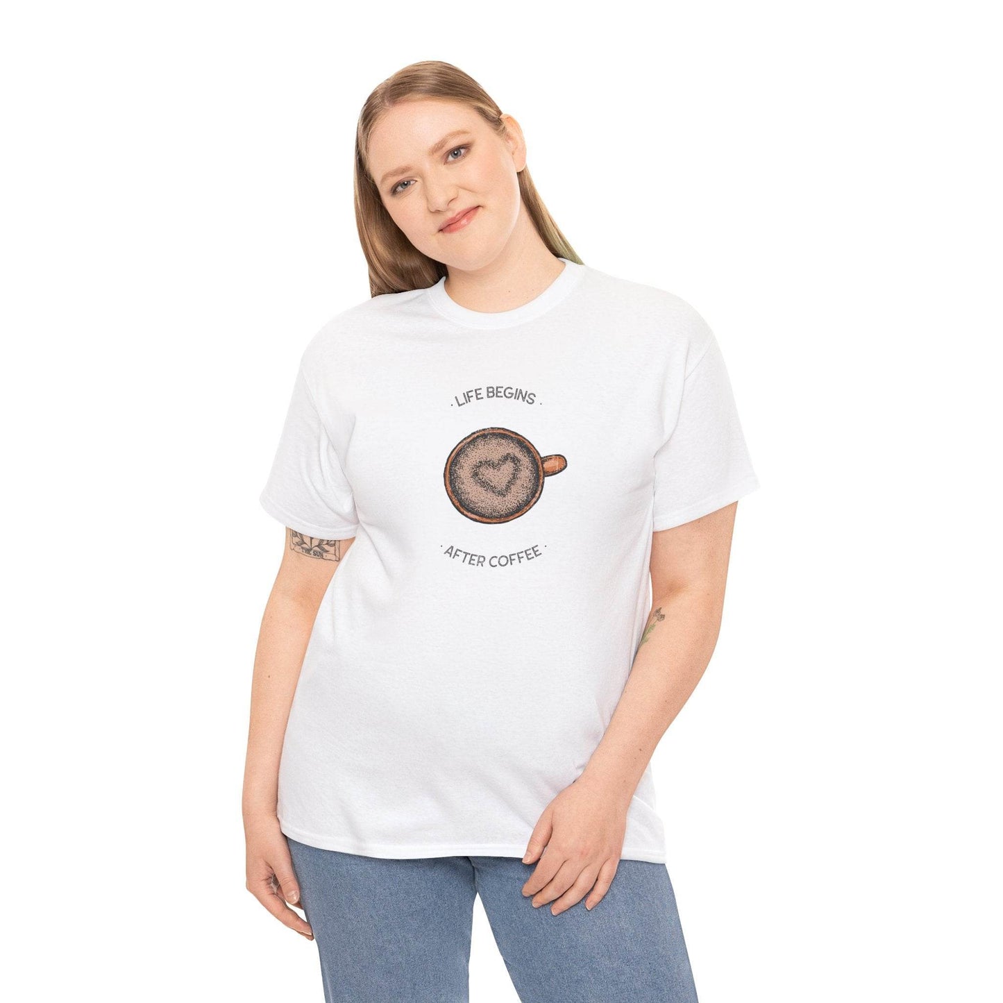 Coffee Lover Unisex Tee, Coffee Tee, Caffeine Addict Shirt, Funny Coffee Shirt, Coffee Gift, Coffee T-Shirt - Little Flower Farm