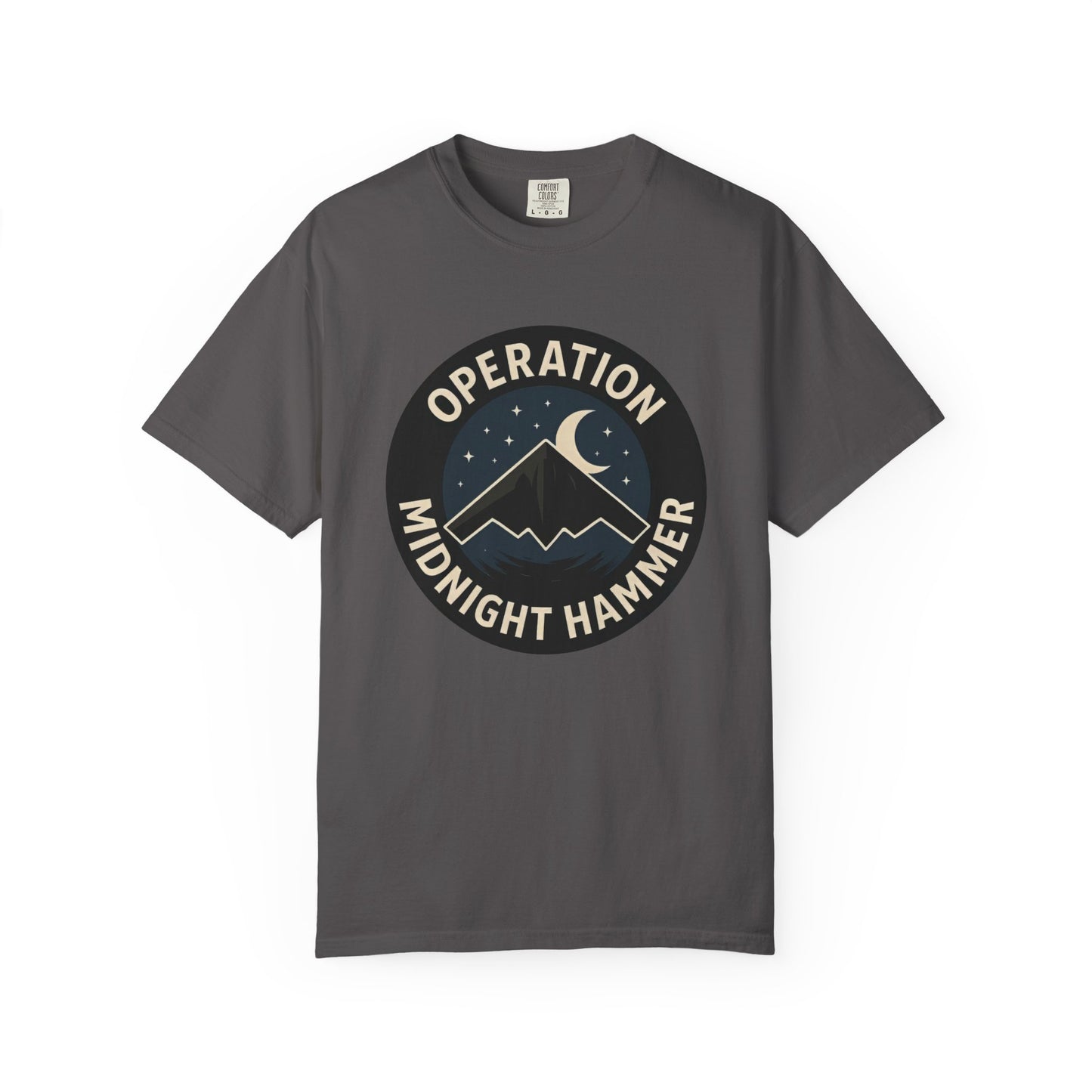Operation Midnight Hammer T-Shirt Garment-Dyed Unisex T-Shirt | Casual Comfort Tee for Everyday Wear, Great for Gifts, 509th