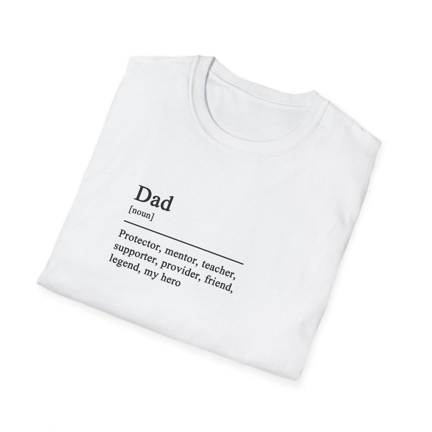Dad Definition Unisex T-Shirt, Fathers Day Gift Tee, Softstyle Shirt for Dad, House Wear, Comfortable Tee Shirt - Little Flower Farm