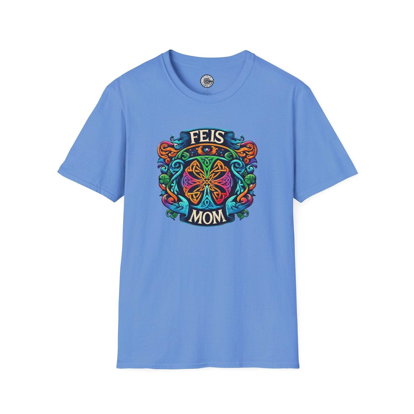 Feis Mom Irish Dance Competition Themed Unisex Softstyle T-Shirt - Lightweight Tee for Dance Moms, Irish Dance Fans, St. Patrick's Day Gift, - Little Flower Farm