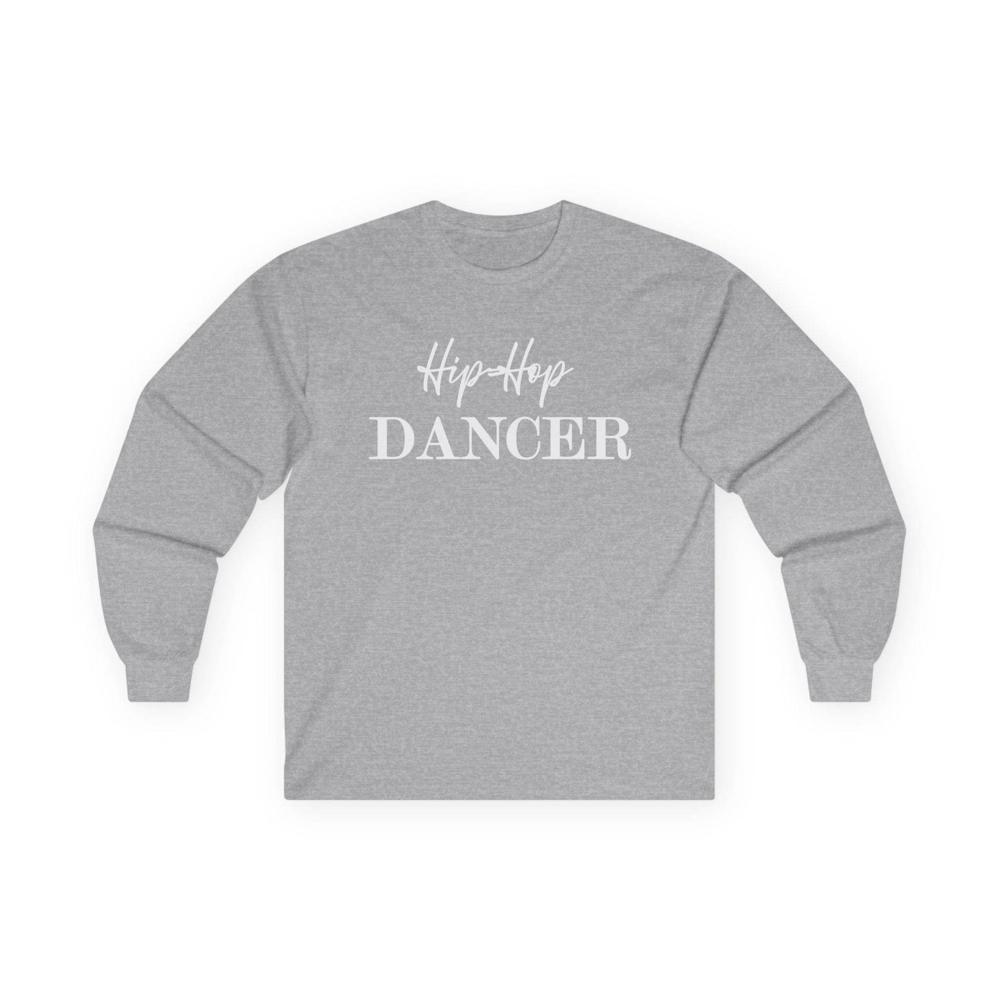 Hip Hop Dancer Long Sleeve Tee, Dance Practice Unisex Cotton Shirt, Urban Streetwear Top, Hip Hop Clothing Gift, Dance Class Apparel - Little Flower Farm