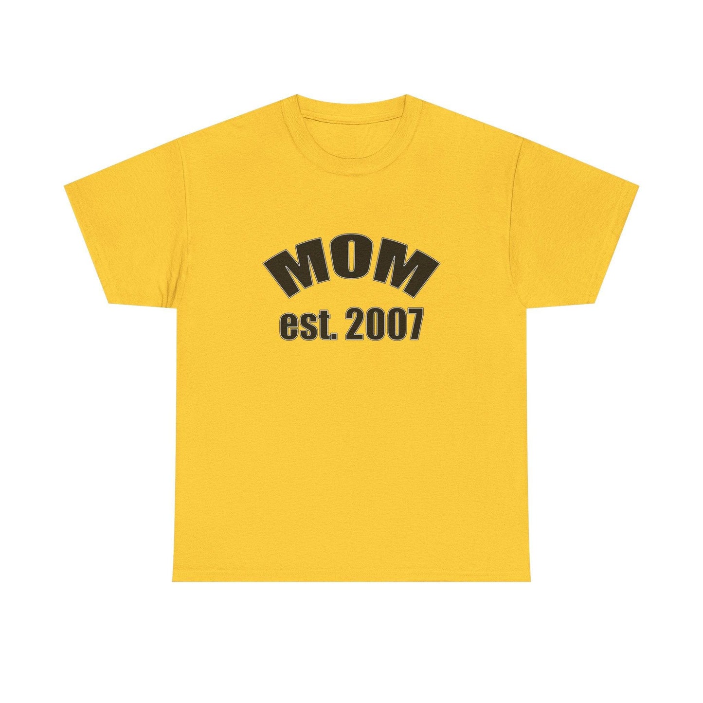 Mom Established in Shirt, Personalized Tee, Mother's Day Gift, Custom Year - Little Flower Farm