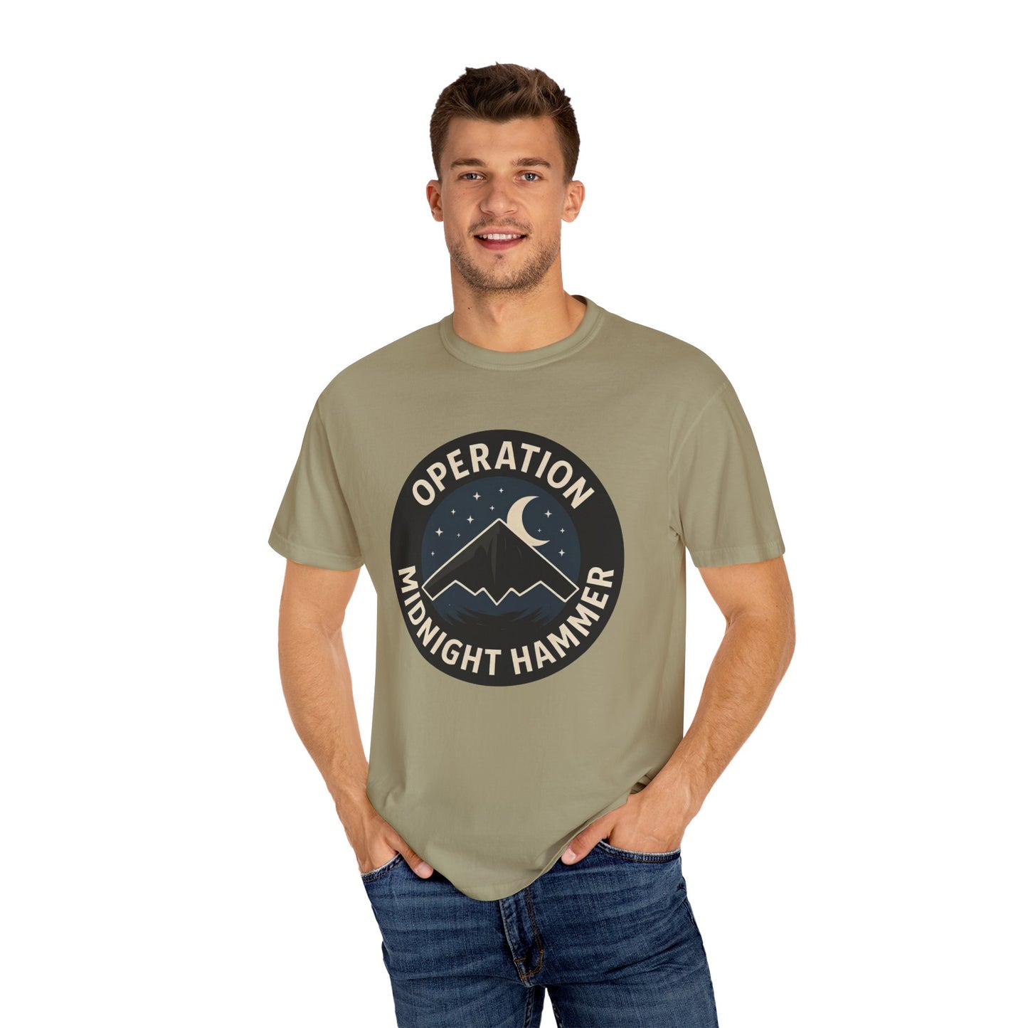 Operation Midnight Hammer T-Shirt Garment-Dyed Unisex T-Shirt | Casual Comfort Tee for Everyday Wear, Great for Gifts, 509th