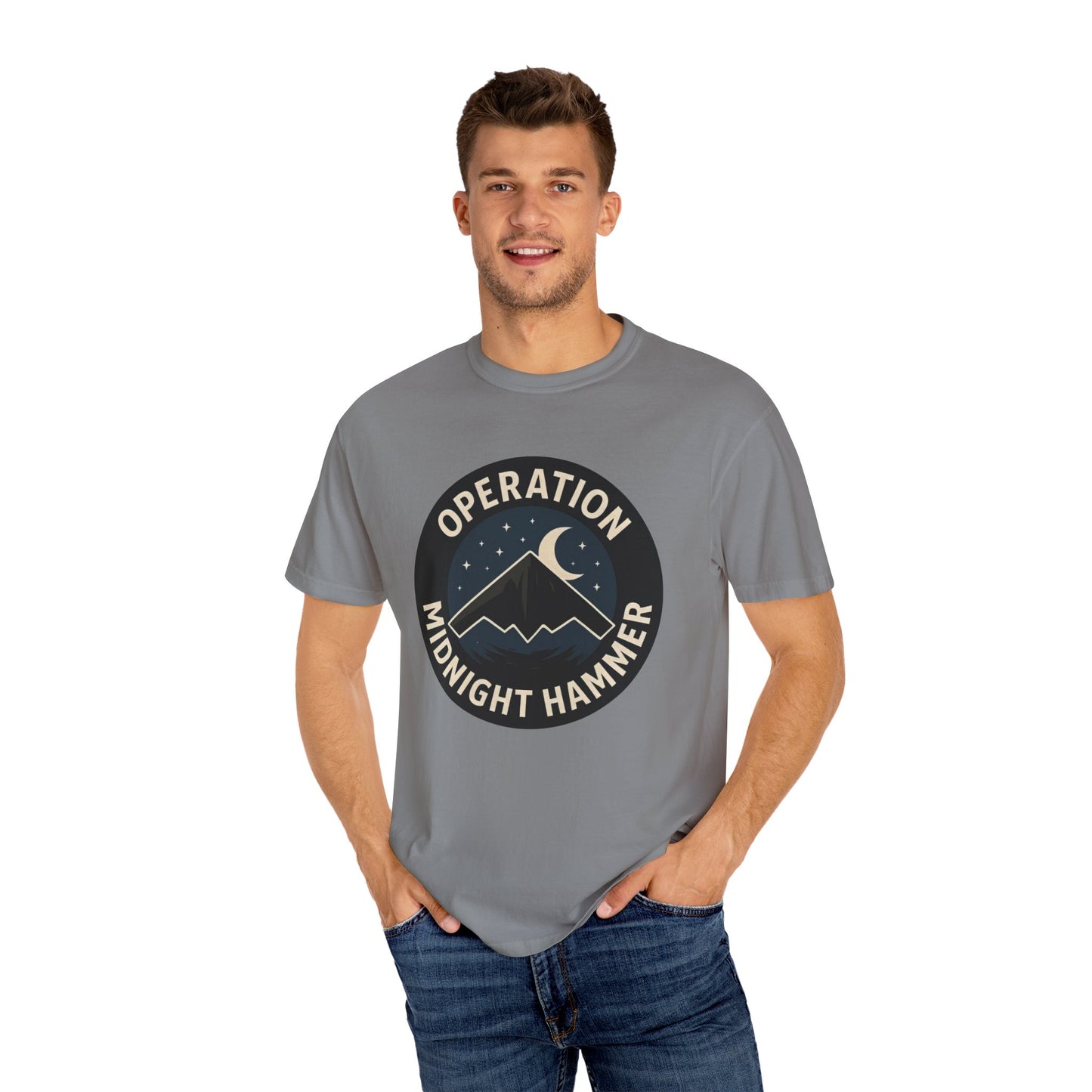 Operation Midnight Hammer T-Shirt Garment-Dyed Unisex T-Shirt | Casual Comfort Tee for Everyday Wear, Great for Gifts, 509th