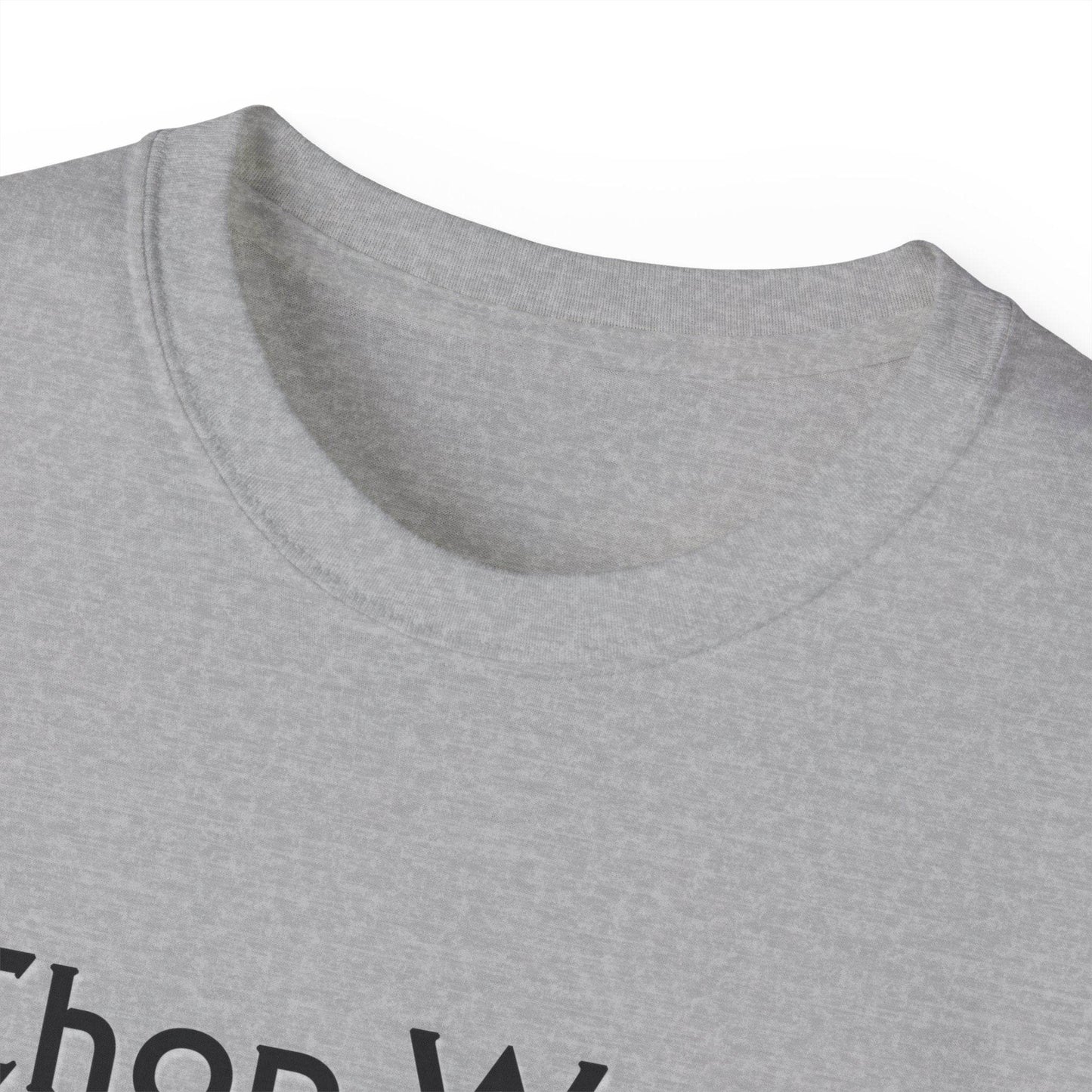 Zen Buddhism Chop Wood Carry Water Proverb T-Shirt, Graphic Tee, Mindfulness Gift, Meditation Shirt, Buddhist Quote Clothing - Little Flower Farm