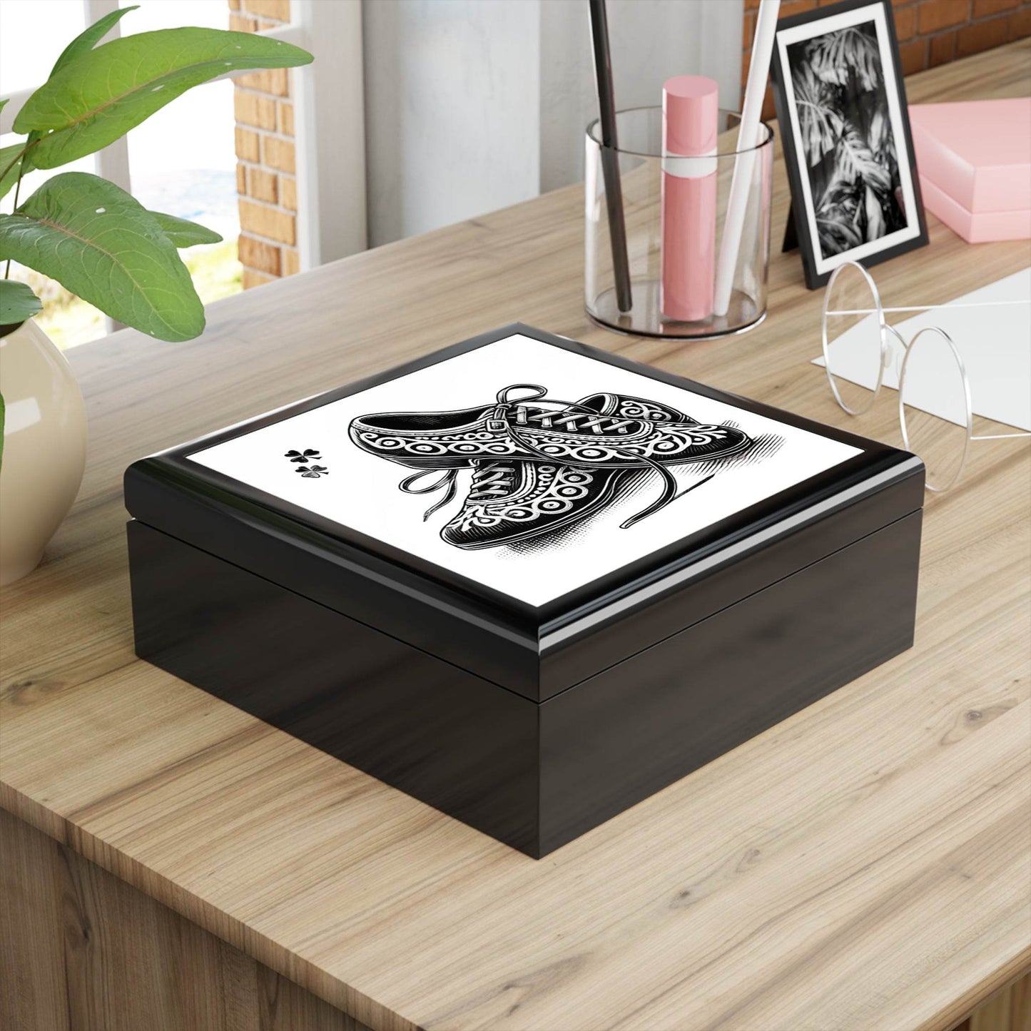 Irish Dance Hard Shoe Themed Jewelry Box - Little Flower Farm