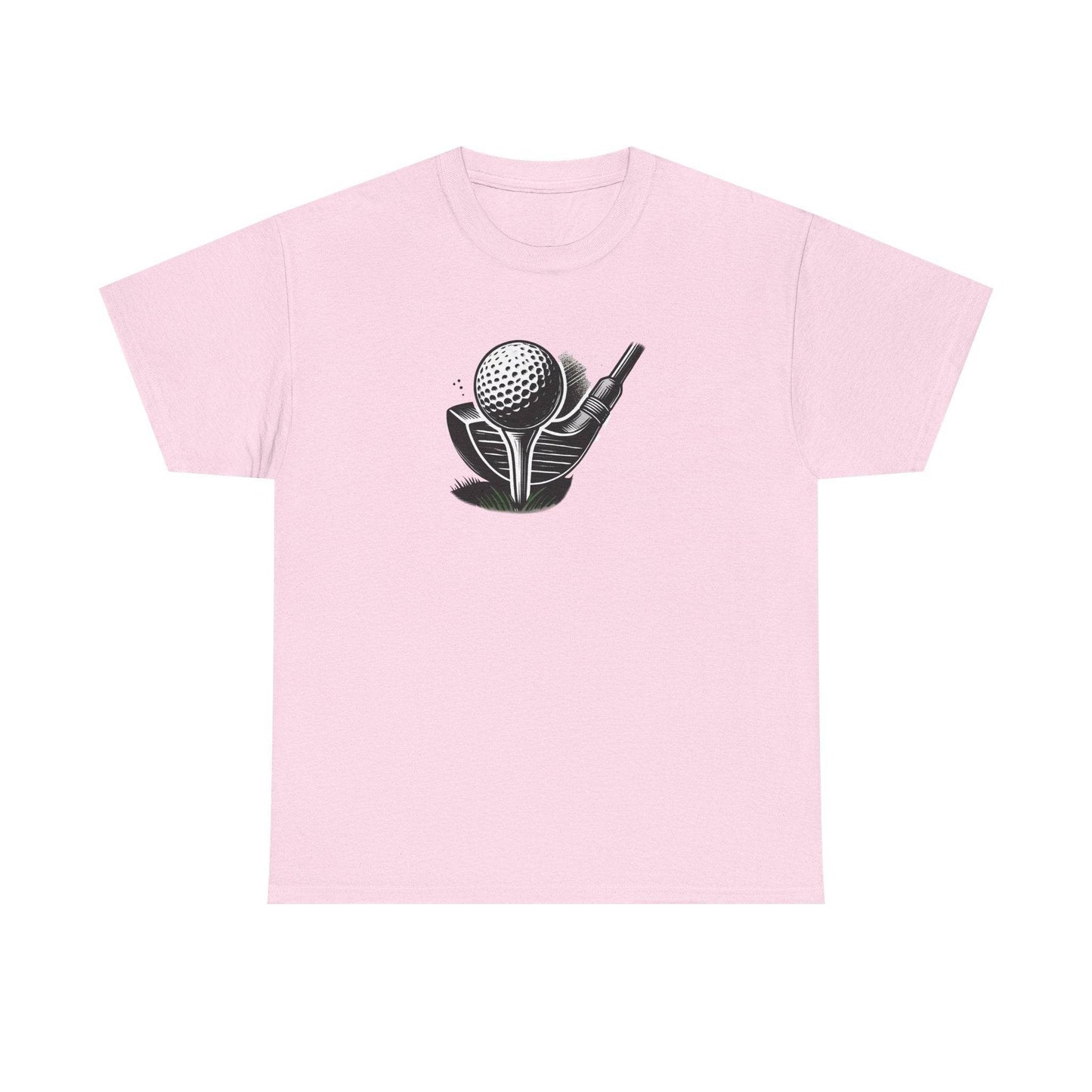 Golf Club Head Tee Shirt, Golf Lover Gift, Golfing Shirt, Unisex Tee, Golf Player FAV - Little Flower Farm