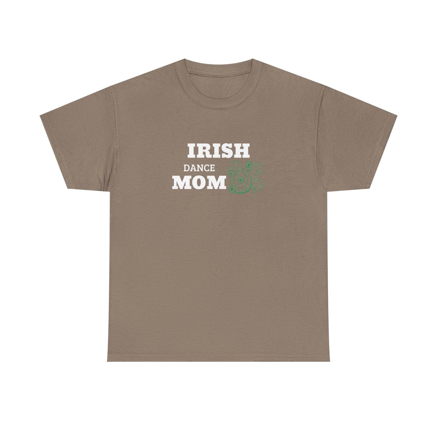 Irish Dance Mom Tee, St. Patrick's Day Shirt, Celtic Dance T-Shirt, Irish Pride Top, Shamrock Apparel - Little Flower Farm