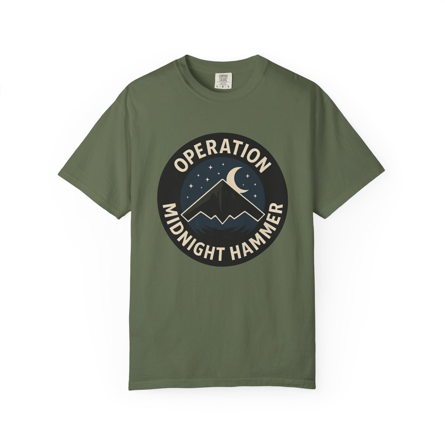 Operation Midnight Hammer T-Shirt Garment-Dyed Unisex T-Shirt | Casual Comfort Tee for Everyday Wear, Great for Gifts, 509th
