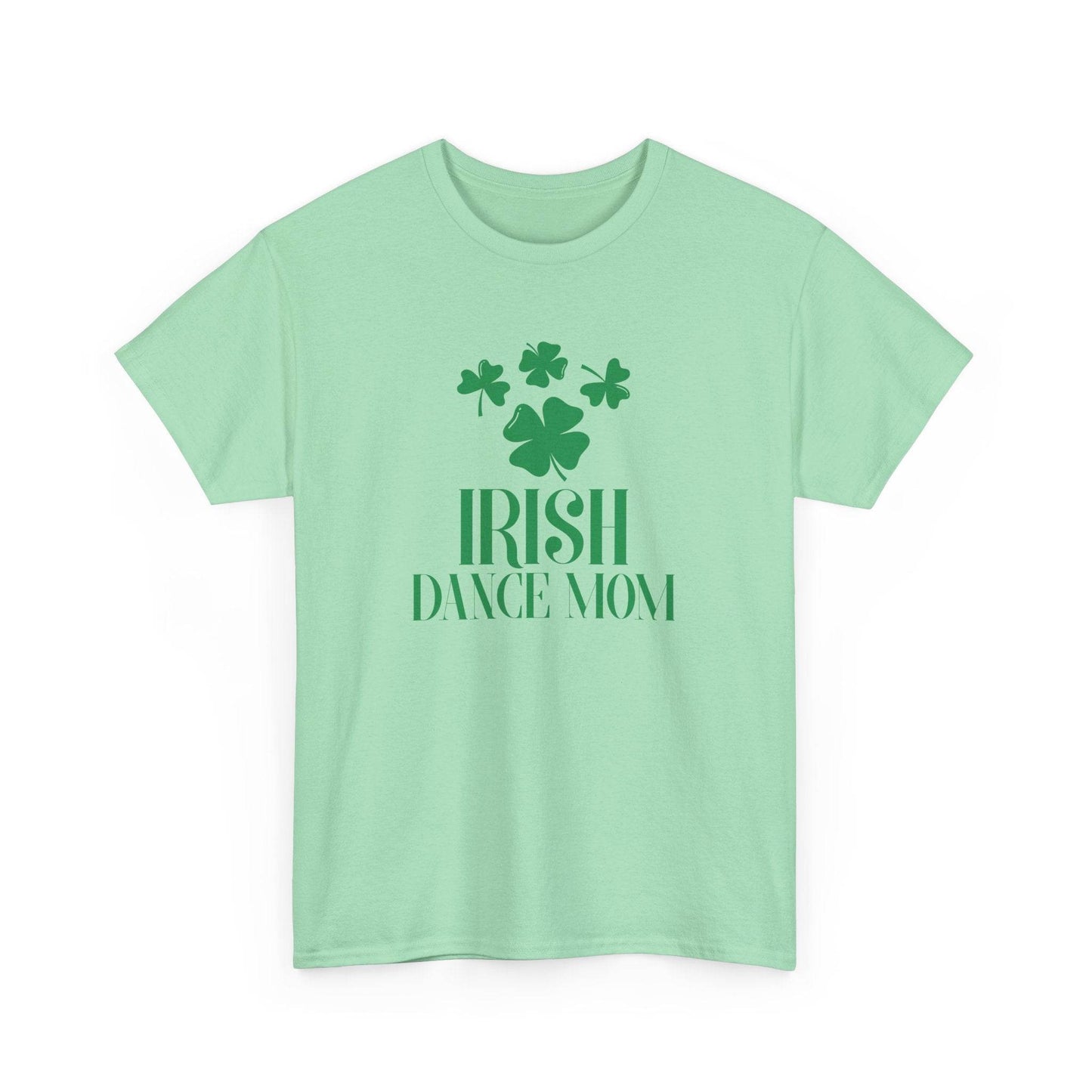Irish Dance Mom Tee, St. Patrick's Day Shirt, Celtic Dance T-Shirt, Irish Pride Top, Shamrock Apparel - Little Flower Farm