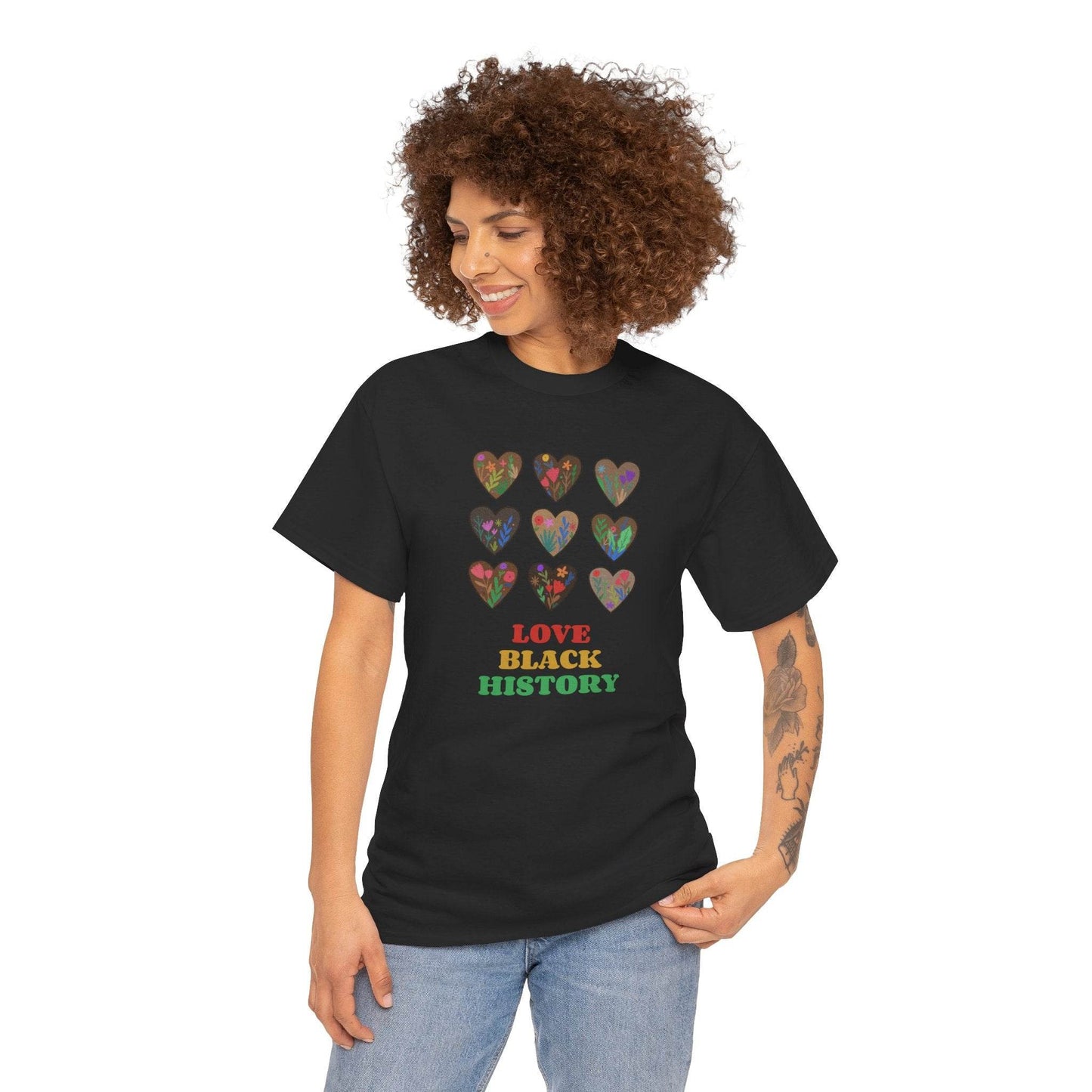 Love Black History Tee, Martin Luther King Graphic Shirt, Civil Rights Activist, American History, Pride - Little Flower Farm