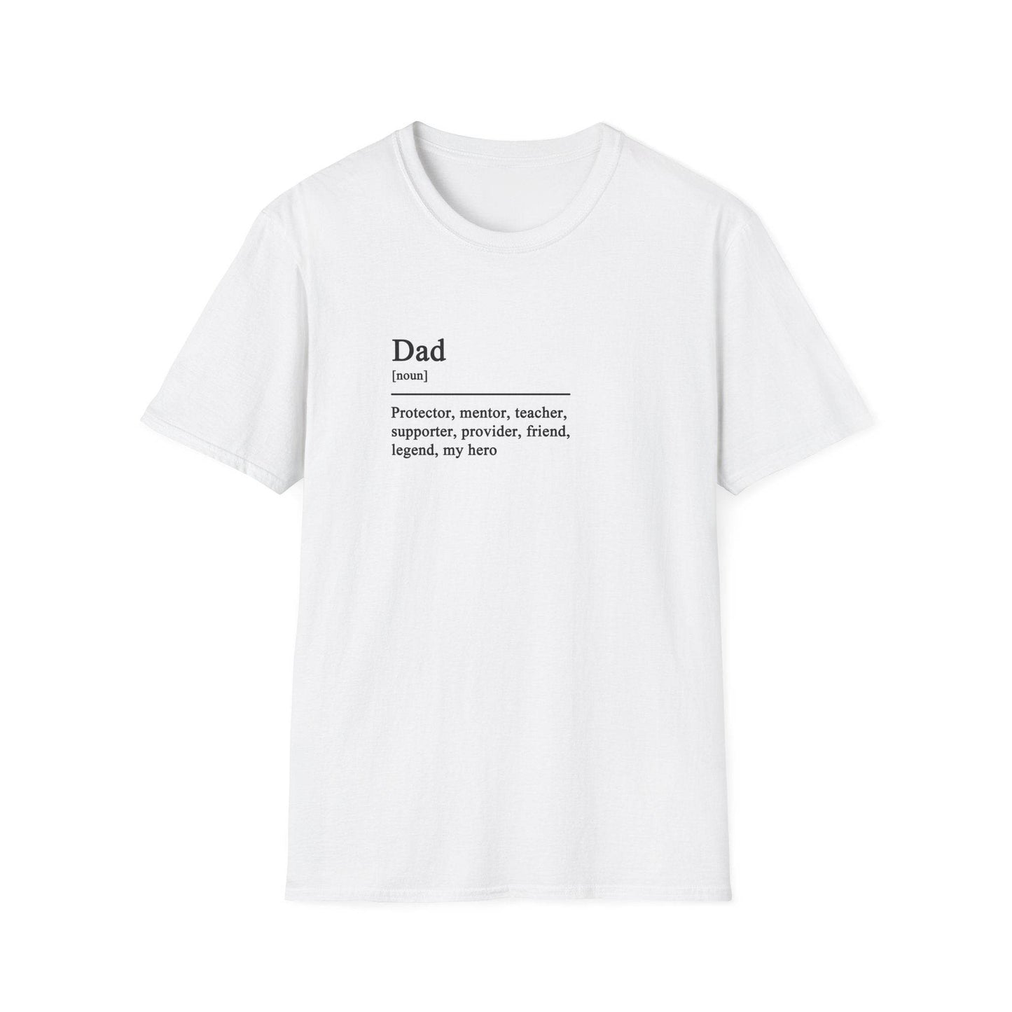 Dad Definition Unisex T-Shirt, Fathers Day Gift Tee, Softstyle Shirt for Dad, House Wear, Comfortable Tee Shirt - Little Flower Farm