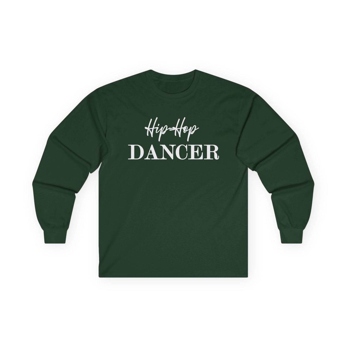 Hip Hop Dancer Long Sleeve Tee, Dance Practice Unisex Cotton Shirt, Urban Streetwear Top, Hip Hop Clothing Gift, Dance Class Apparel - Little Flower Farm