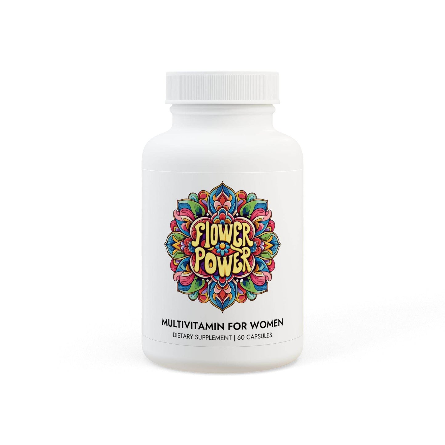 Flower Power Multivitamin for Women Supplement (60 Capsules) - Little Flower Farm