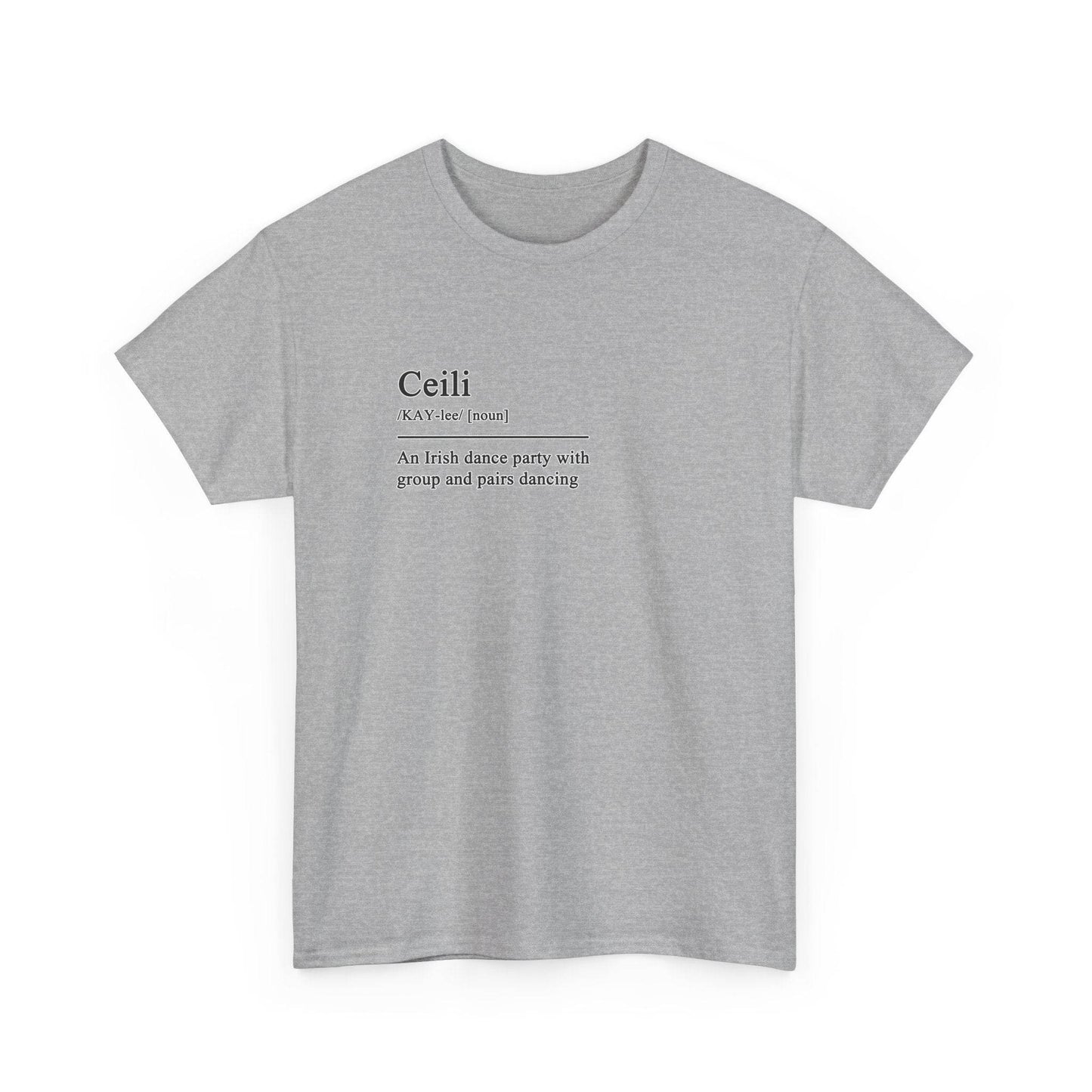 Ceili Definition Irish Dance Tee, St. Patrick's Day Shirt, Celtic Dance T-Shirt, Irish Pride Top, Shamrock Apparel - Little Flower Farm