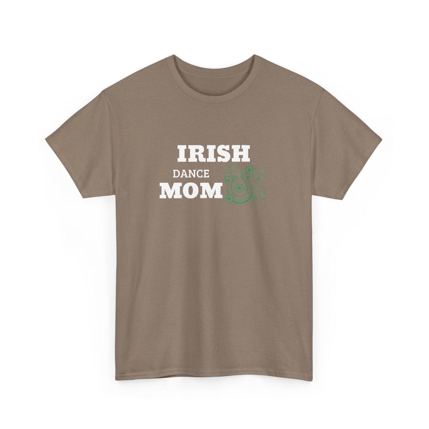 Irish Dance Mom Tee, St. Patrick's Day Shirt, Celtic Dance T-Shirt, Irish Pride Top, Shamrock Apparel - Little Flower Farm