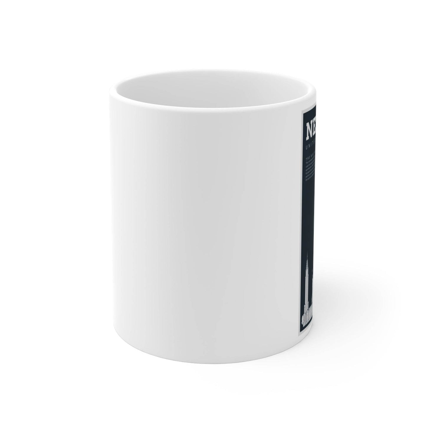New York Themed Coffee Tea Mug 11oz - Little Flower Farm