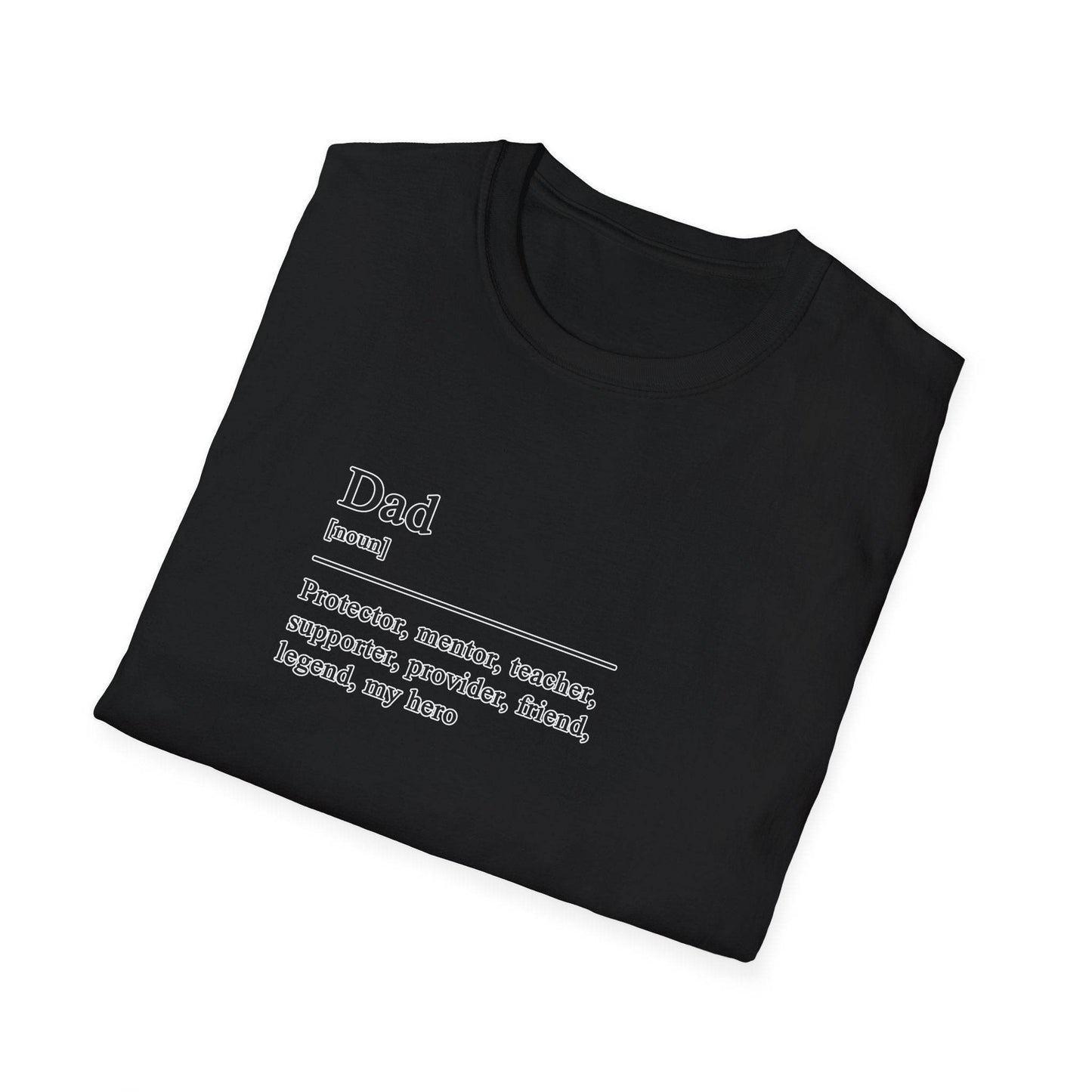 Dad Definition Unisex T-Shirt, Fathers Day Gift Tee, Softstyle Shirt for Dad, House Wear, Comfortable Tee Shirt - Little Flower Farm