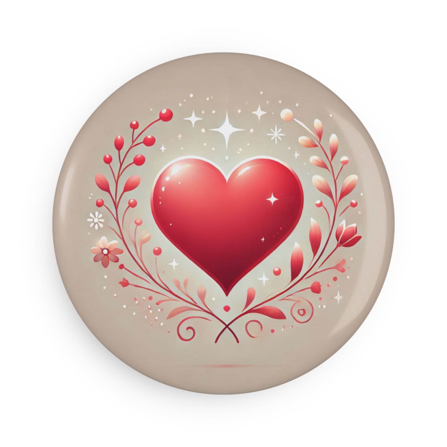 Magnet Set - Colorful Heart Shaped Valentines Day Anniversary Gift - Little Flower Farm