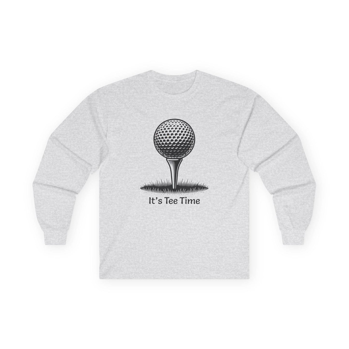 Golf Tee Time Long Sleeve Tee - Golf Lover Gift, Golfing Shirt, Golf Apparel, Unisex Tee, Golf Theme Shirt - Little Flower Farm