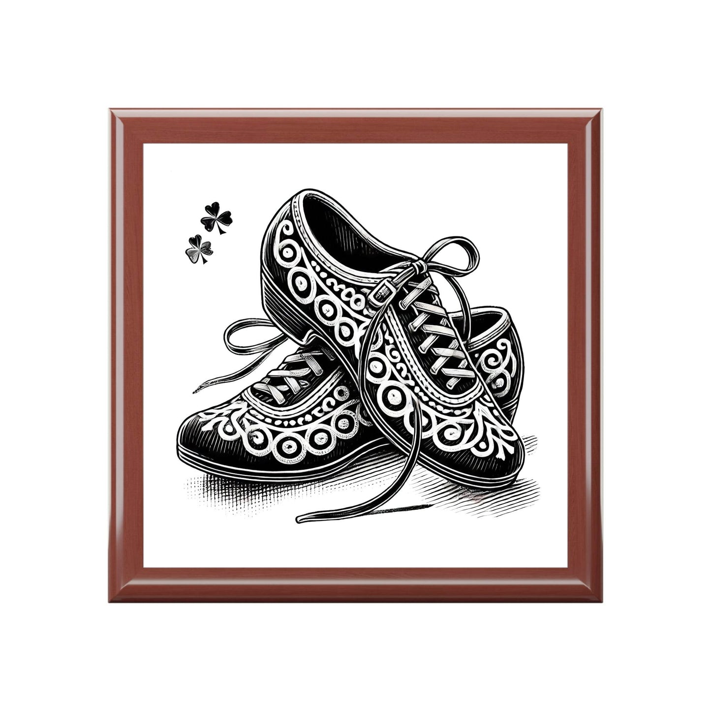 Irish Dance Hard Shoe Themed Jewelry Box - Little Flower Farm