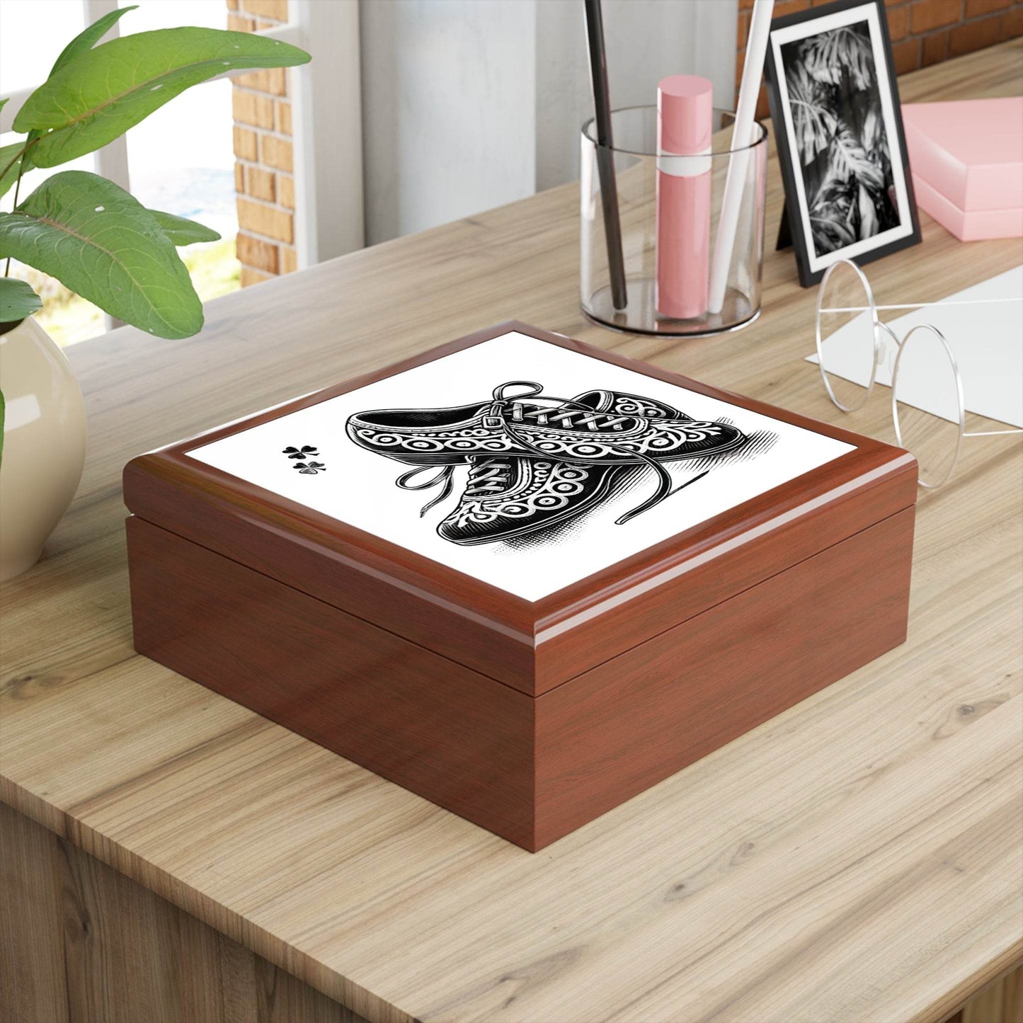 Irish Dance Hard Shoe Themed Jewelry Box - Little Flower Farm