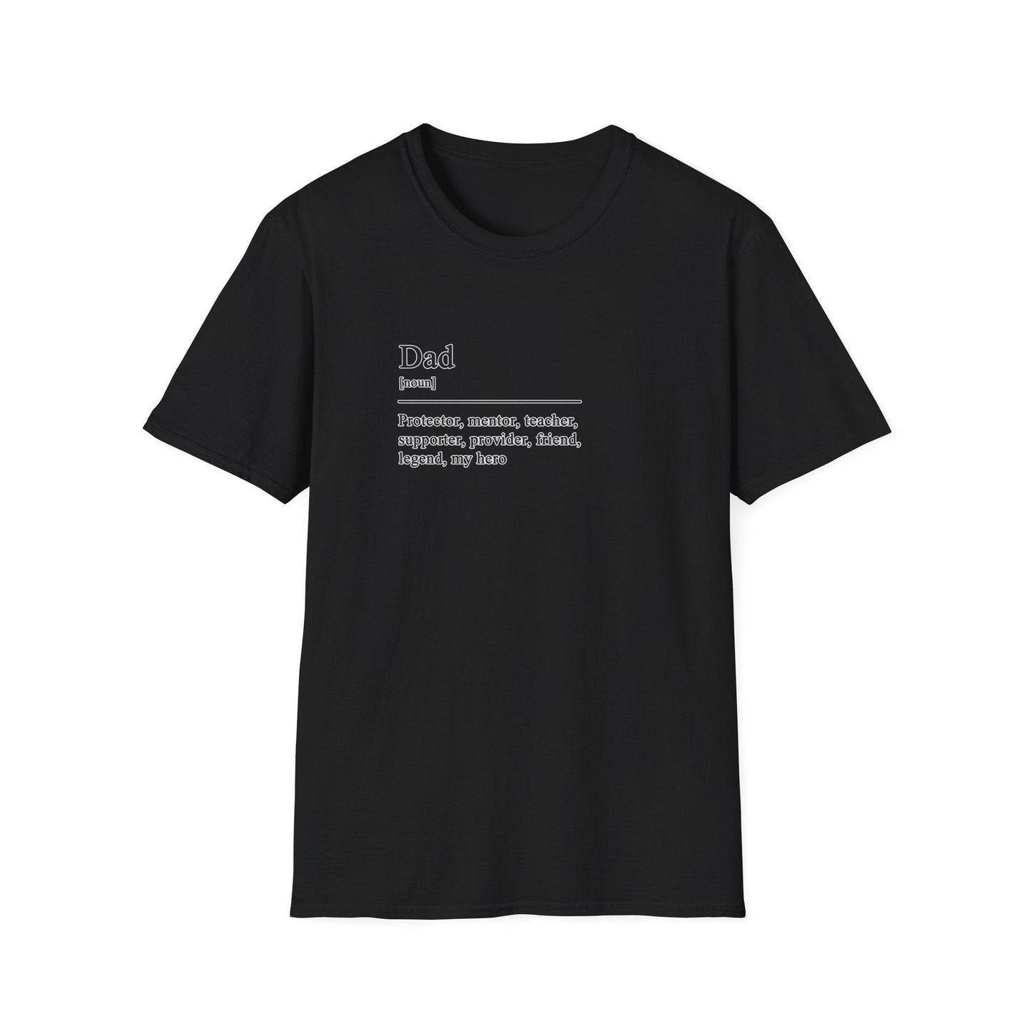 Dad Definition Unisex T-Shirt, Fathers Day Gift Tee, Softstyle Shirt for Dad, House Wear, Comfortable Tee Shirt - Little Flower Farm