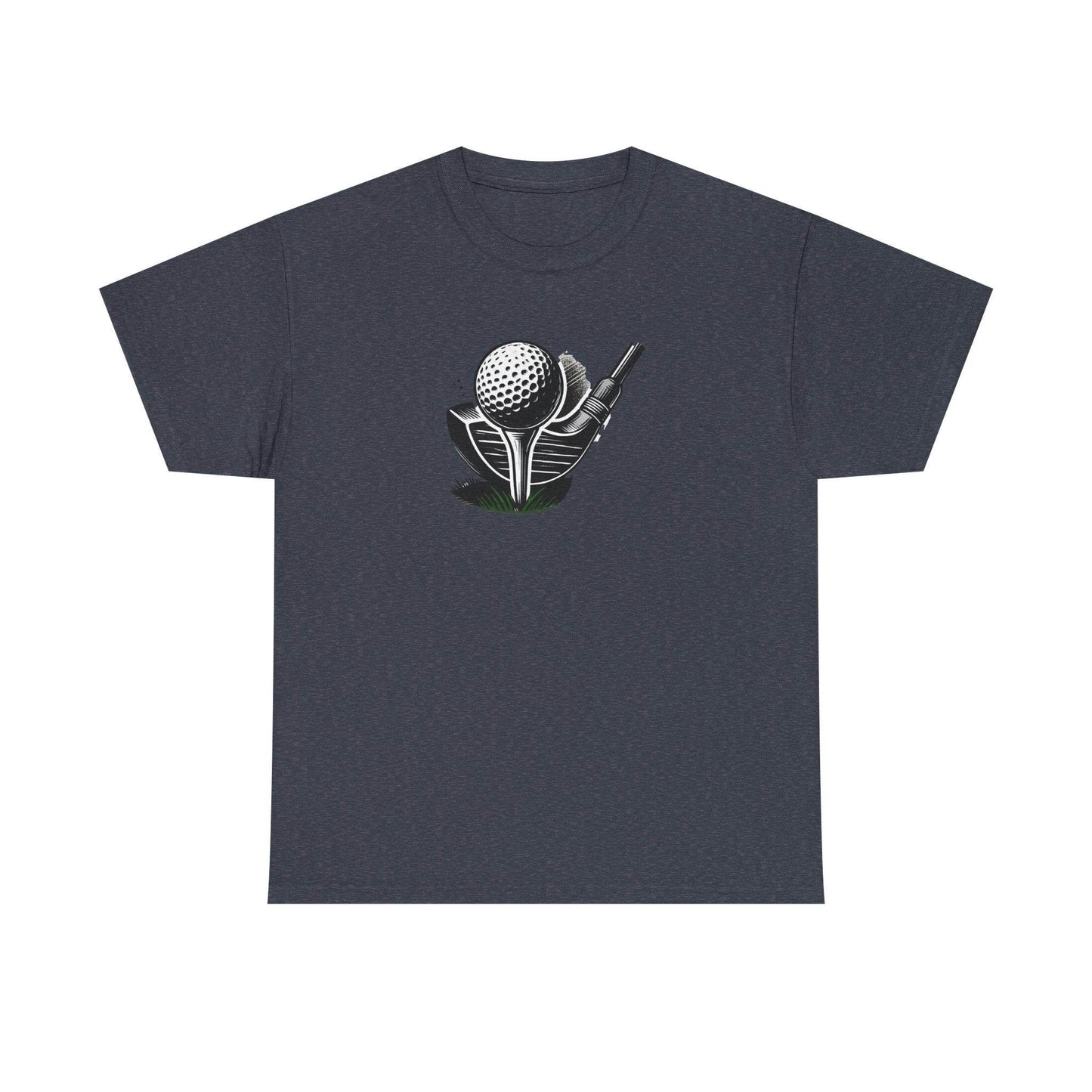 Golf Club Head Tee Shirt, Golf Lover Gift, Golfing Shirt, Unisex Tee, Golf Player FAV - Little Flower Farm