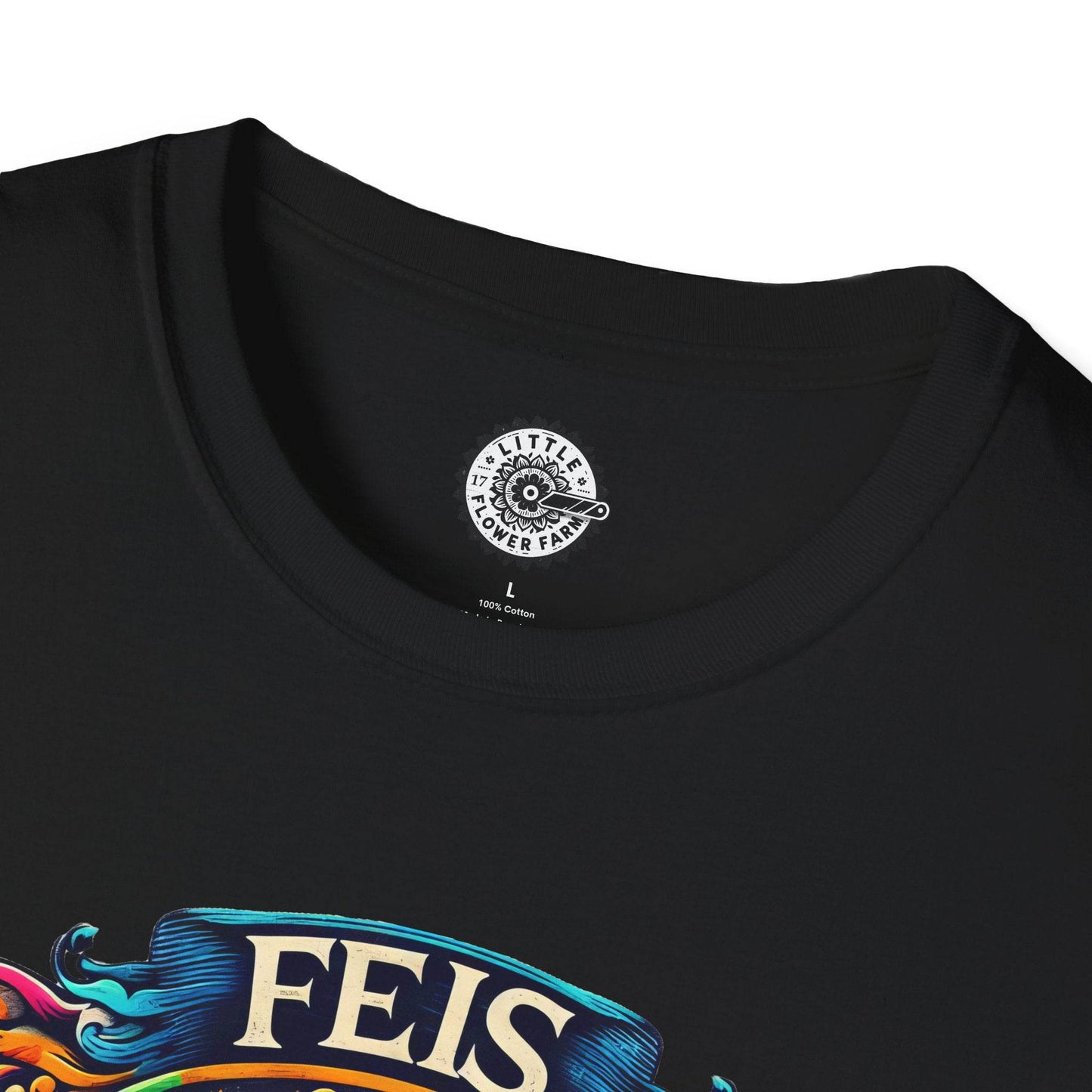 Feis Mom Irish Dance Competition Themed Unisex Softstyle T-Shirt - Lightweight Tee for Dance Moms, Irish Dance Fans, St. Patrick's Day Gift, - Little Flower Farm