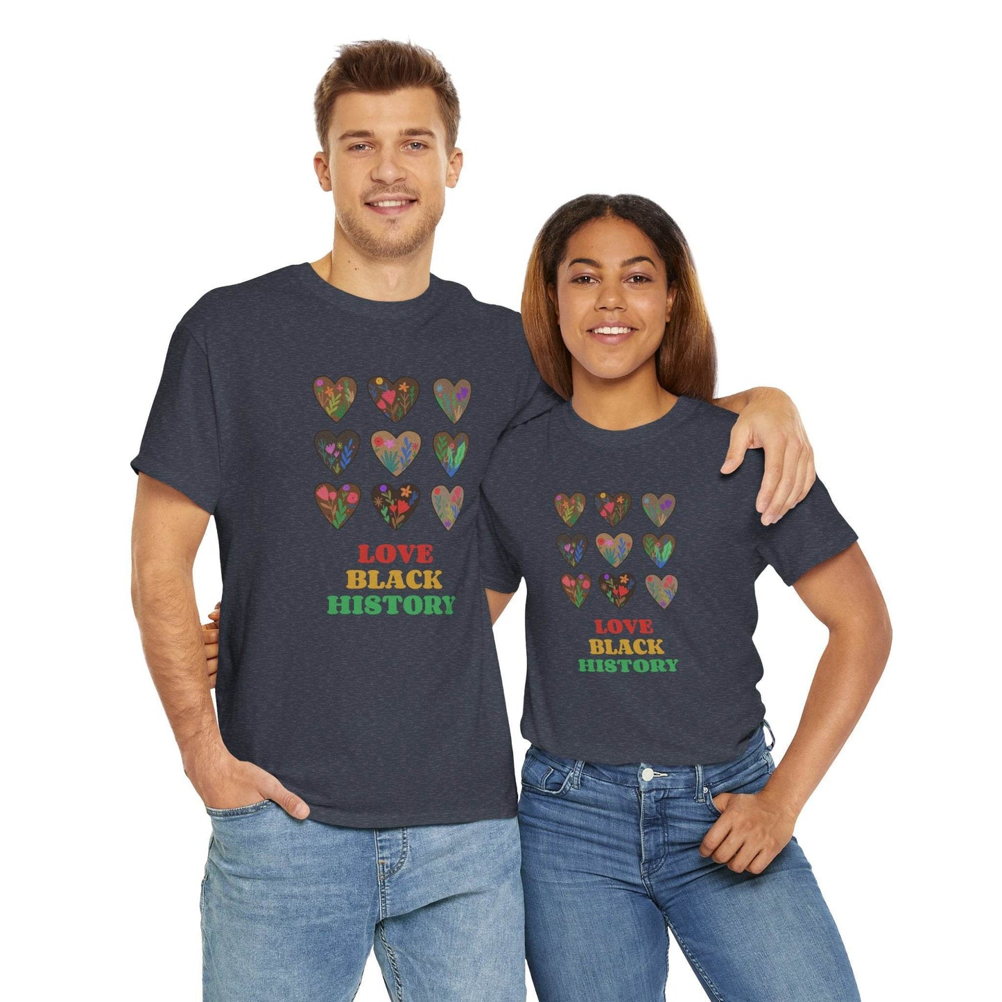 Love Black History Tee, Martin Luther King Graphic Shirt, Civil Rights Activist, American History, Pride - Little Flower Farm