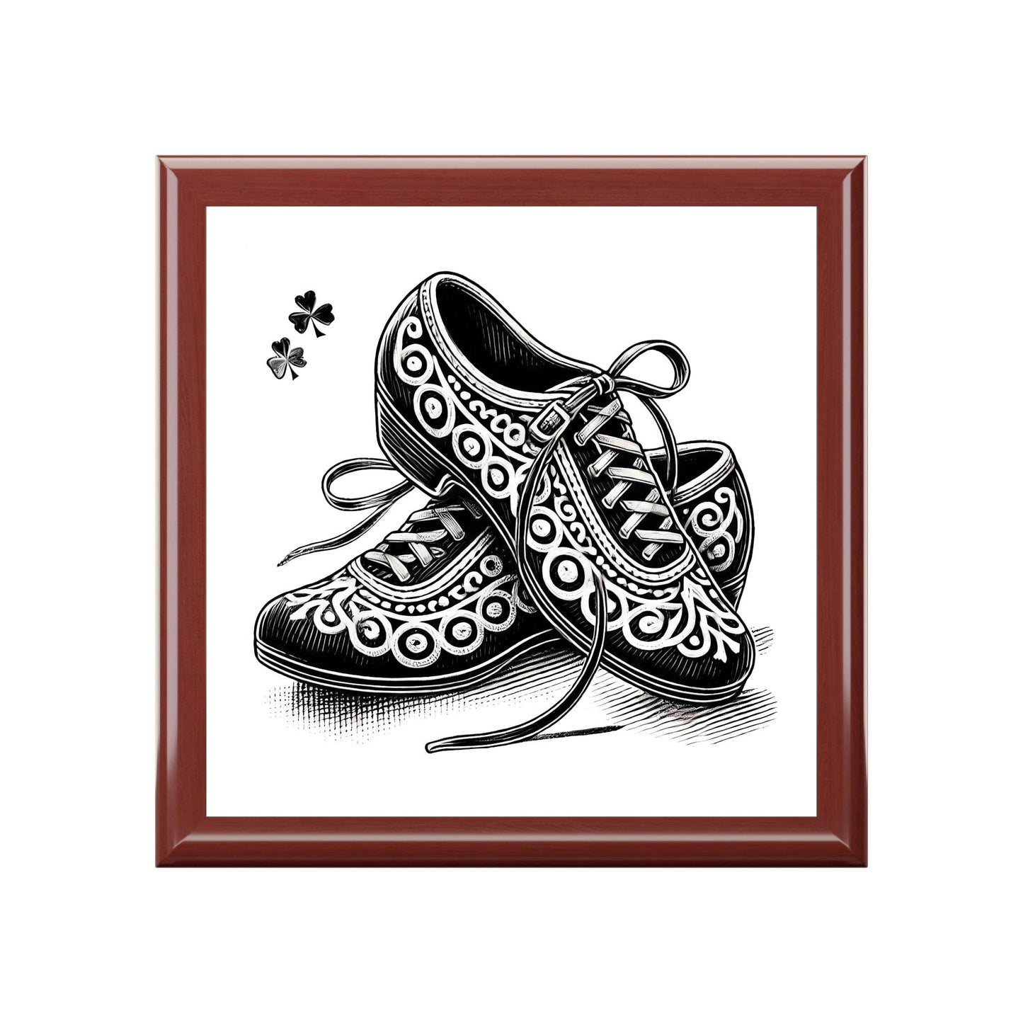 Irish Dance Hard Shoe Themed Jewelry Box - Little Flower Farm