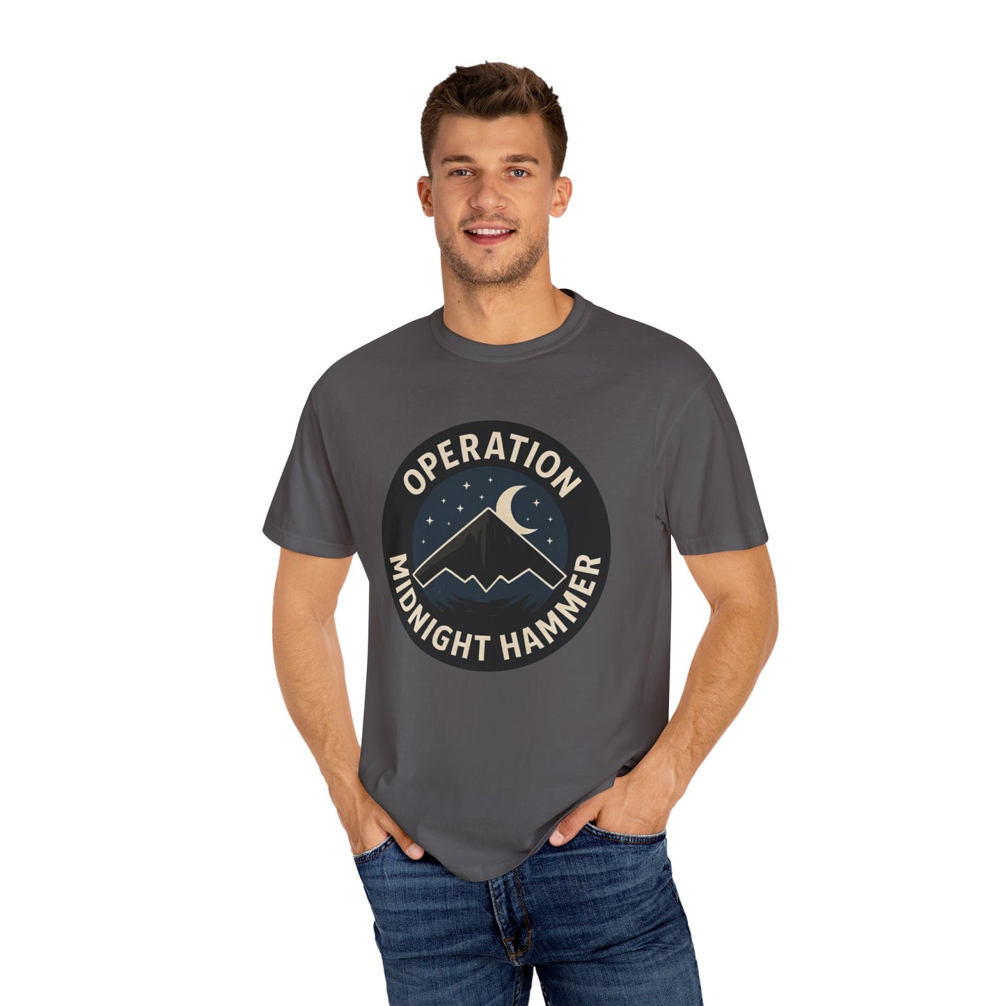 Operation Midnight Hammer T-Shirt Garment-Dyed Unisex T-Shirt | Casual Comfort Tee for Everyday Wear, Great for Gifts, 509th