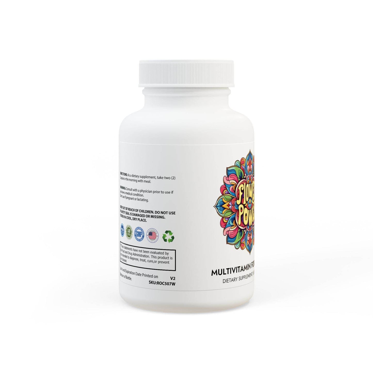 Flower Power Multivitamin for Women Supplement (60 Capsules) - Little Flower Farm