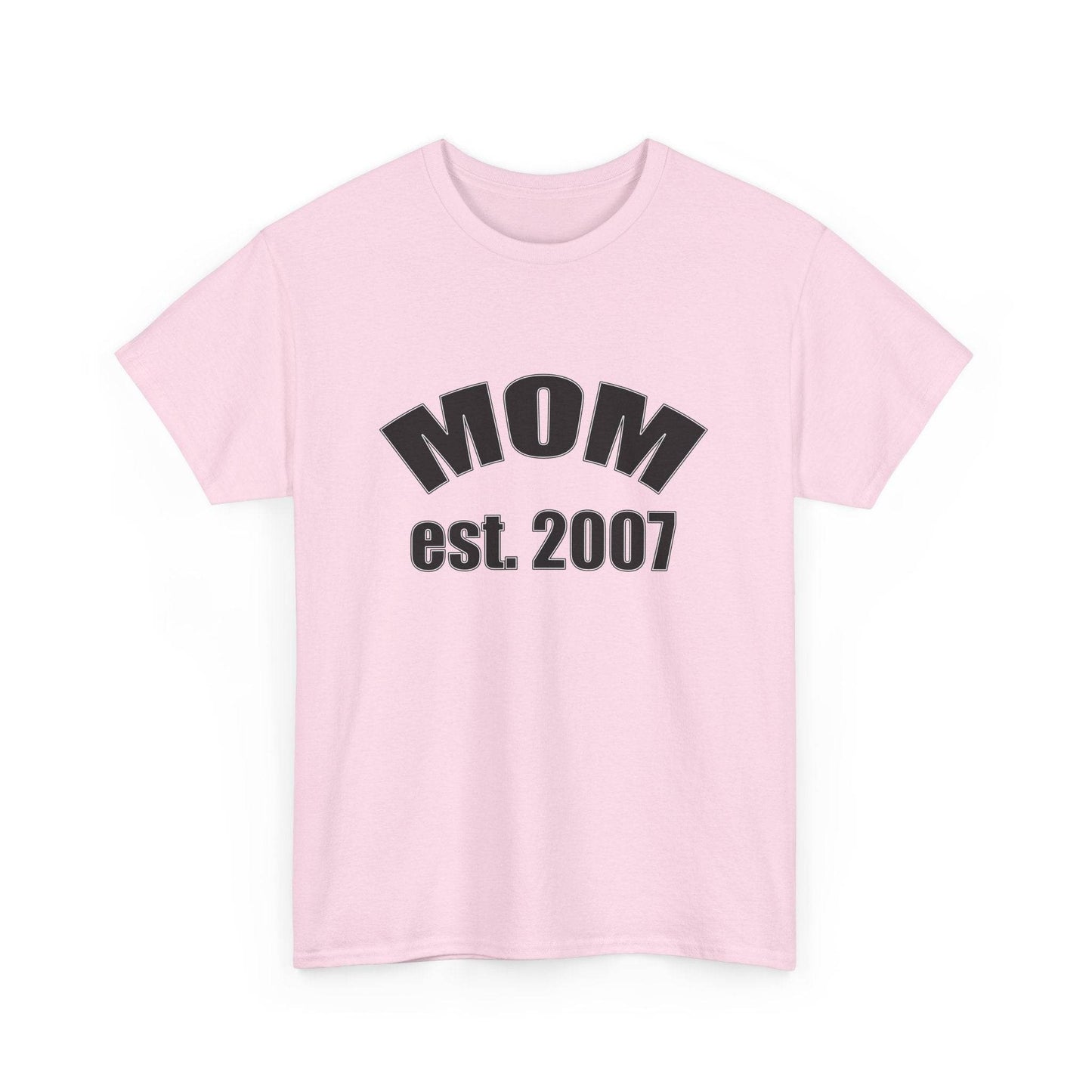 Mom Established in Shirt, Personalized Tee, Mother's Day Gift, Custom Year - Little Flower Farm