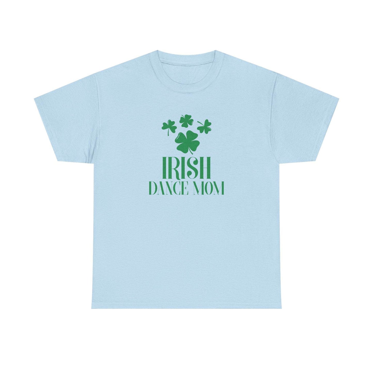 Irish Dance Mom Tee, St. Patrick's Day Shirt, Celtic Dance T-Shirt, Irish Pride Top, Shamrock Apparel - Little Flower Farm