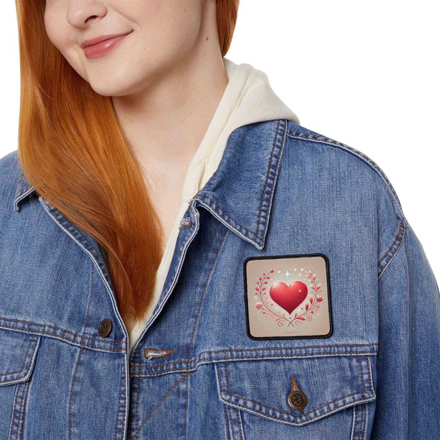Heart Iron-On Patches, Love Expression Artsy Patches, Romantic Patch Set, Colorful Valentine Decor, DIY Embroidered Patch, Sew-On Applique - Little Flower Farm